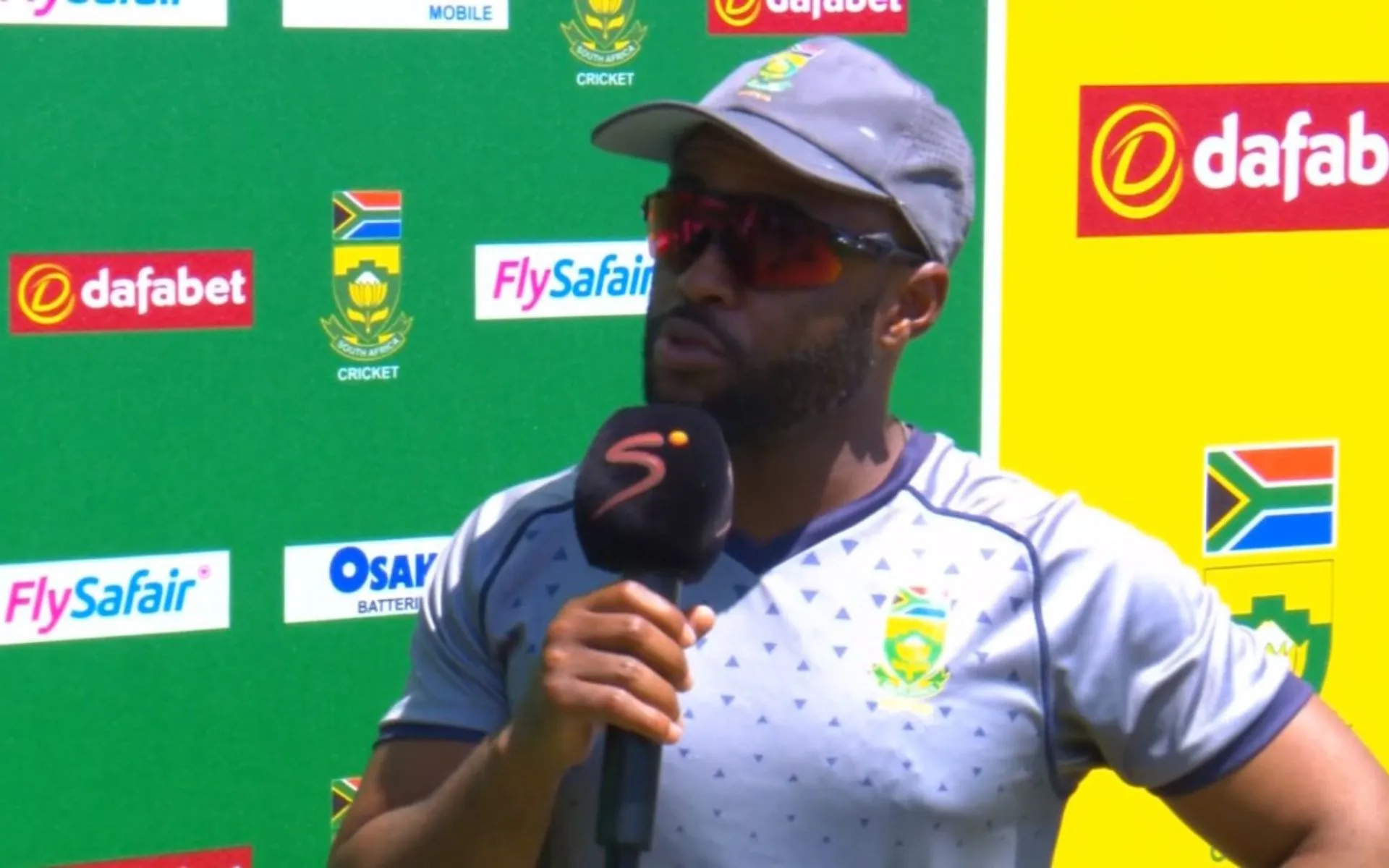 Temba Bavuma After Qualifying Into The WTC Final (Source: @mufaddal_vohra/x.com)
