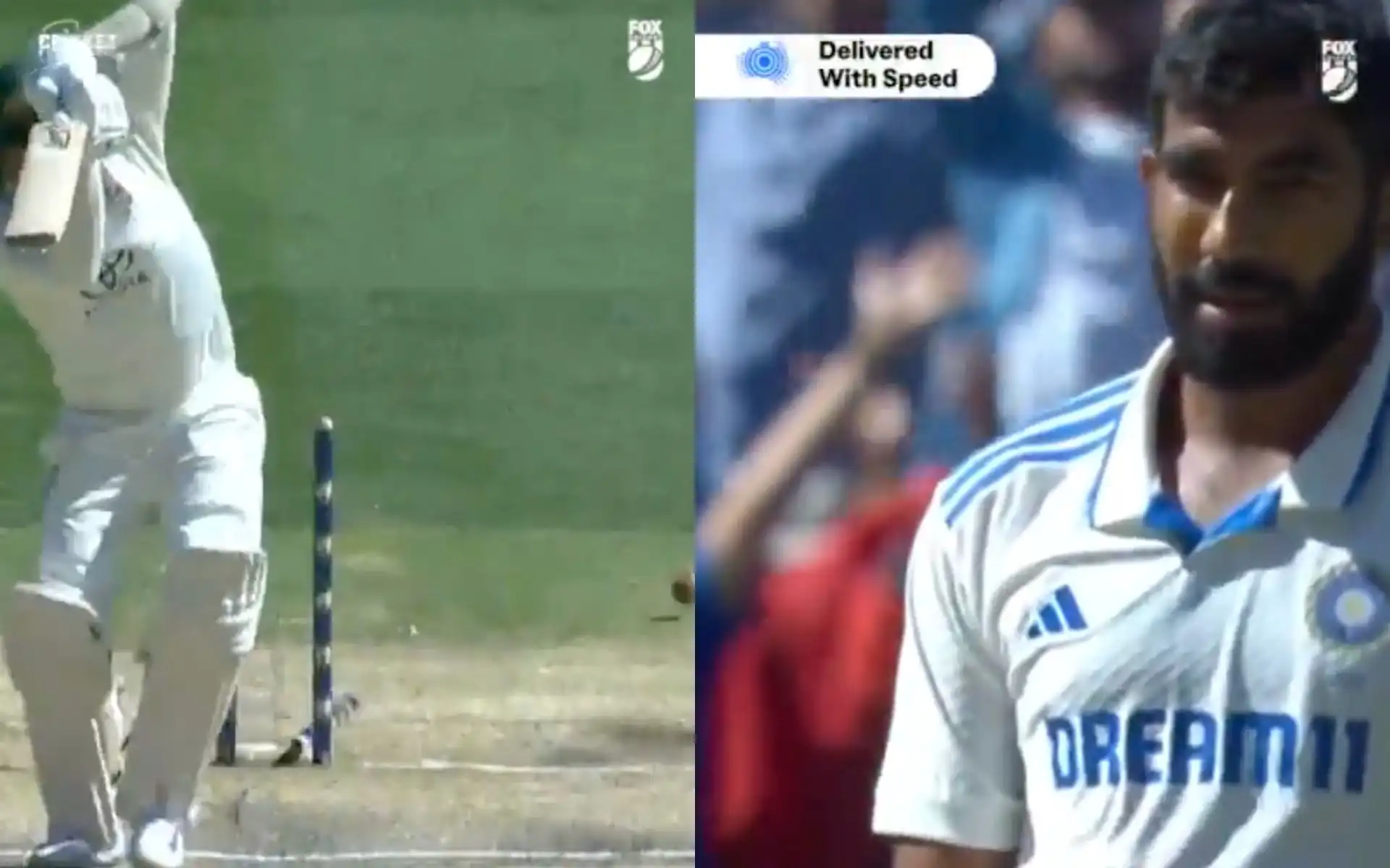 Bumrah's stare after completing fifer in MCG Test [Source: @gavaskar_theman/X]