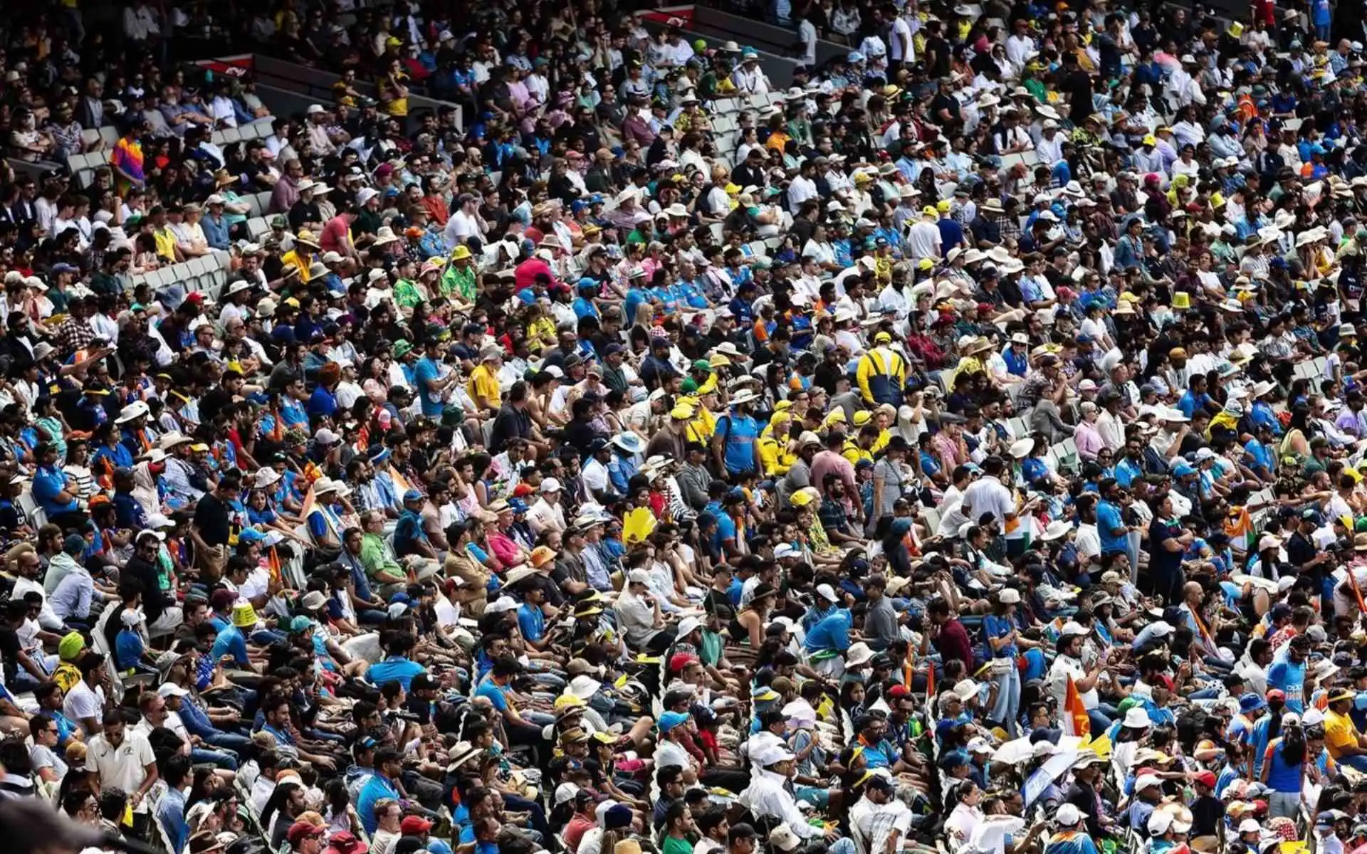 Massive Crowd Attendance At MCG On Day 5 (Source: @Johns/x.com)