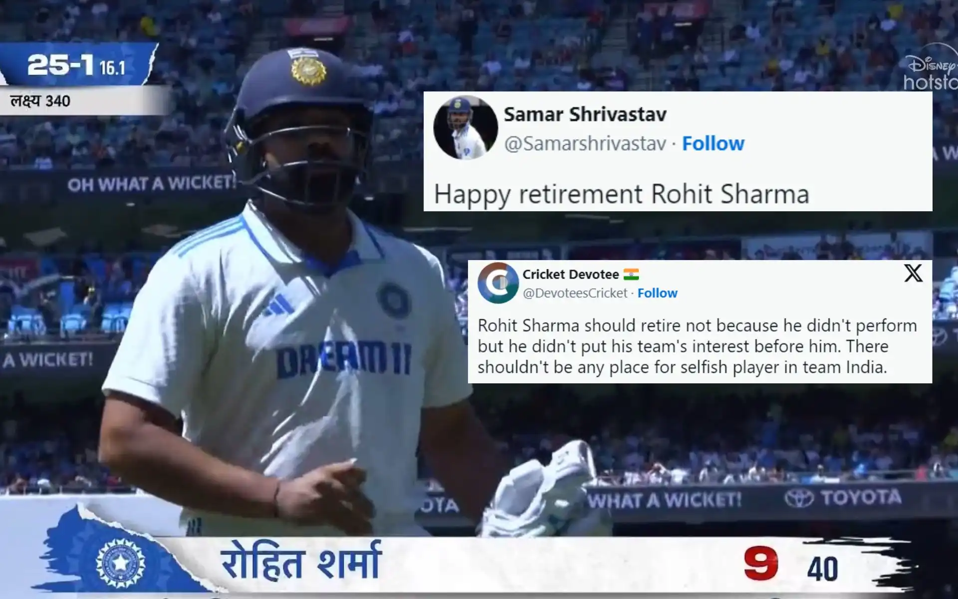 'Happy Retirement, No Place For Selfish Player': Rohit Sharma Thrashed After MCG Slump