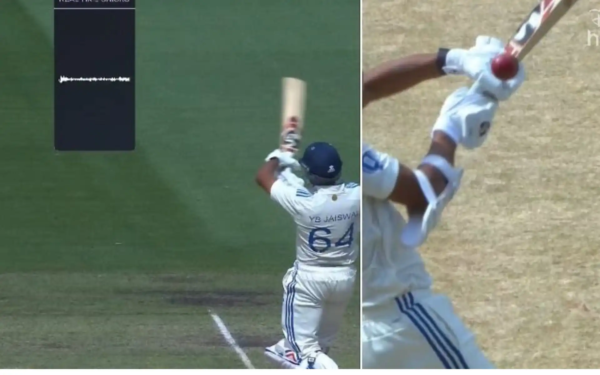 Yashasvi Jaiswal's controversial dismissal (Source:7Cricket,x.com)