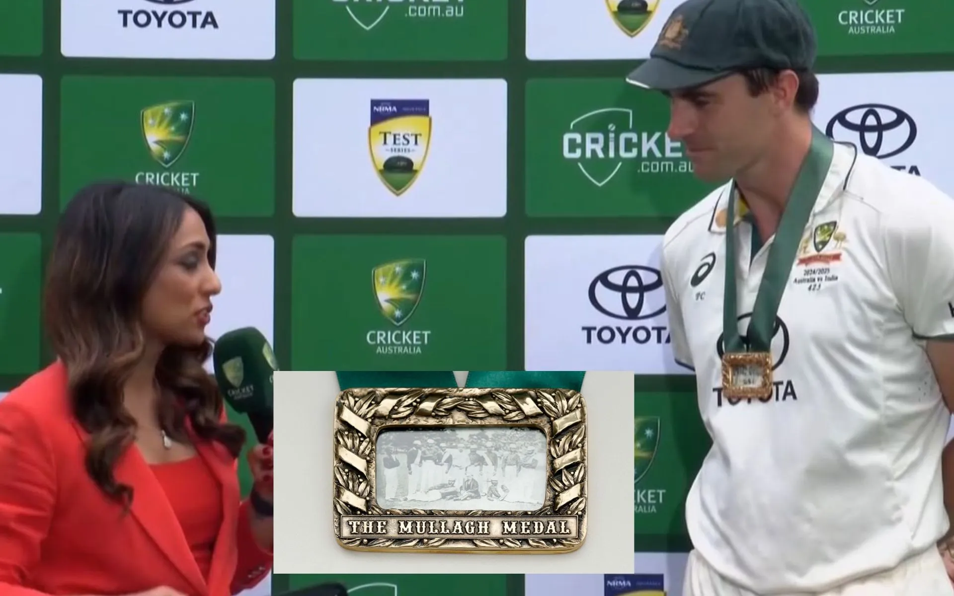 Pat Cummins won the Player Of The Match award at MCG (Source: @InsideSportIND/@LoneWarrior245)