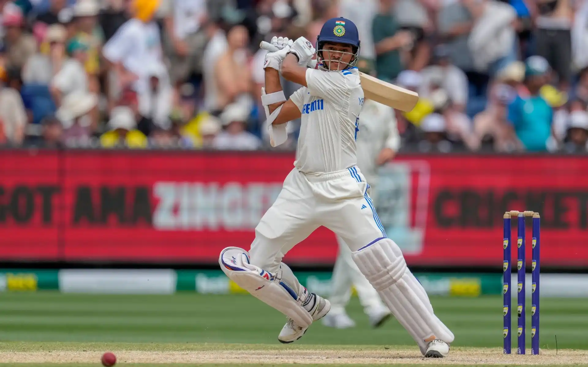 Yashasvi Jaiswal during Day 5 of IND vs AUS 4th Test (Source: AP Photos)