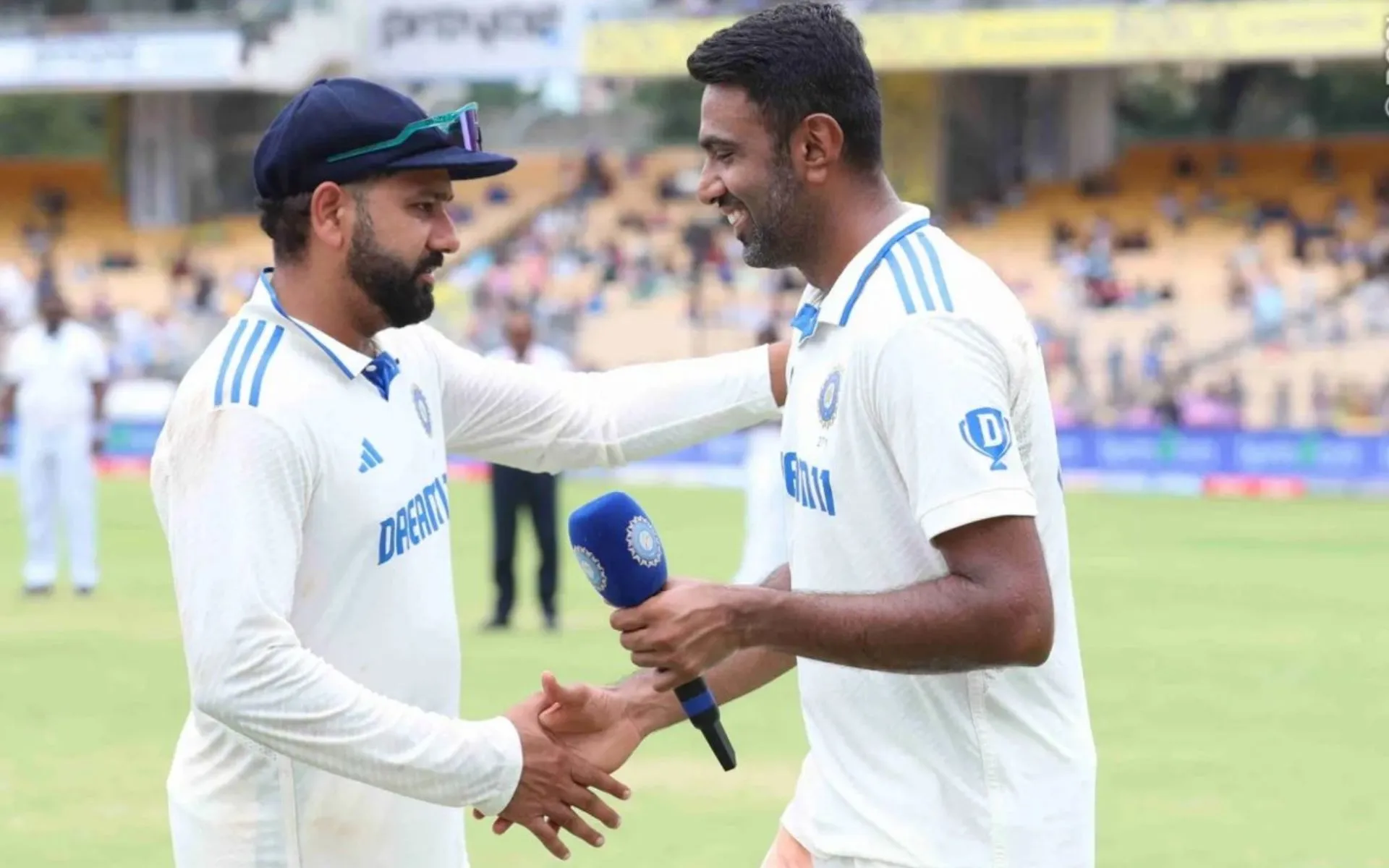 Rohit Sharma and R Ashwin - (Source:@Johns/X.com)