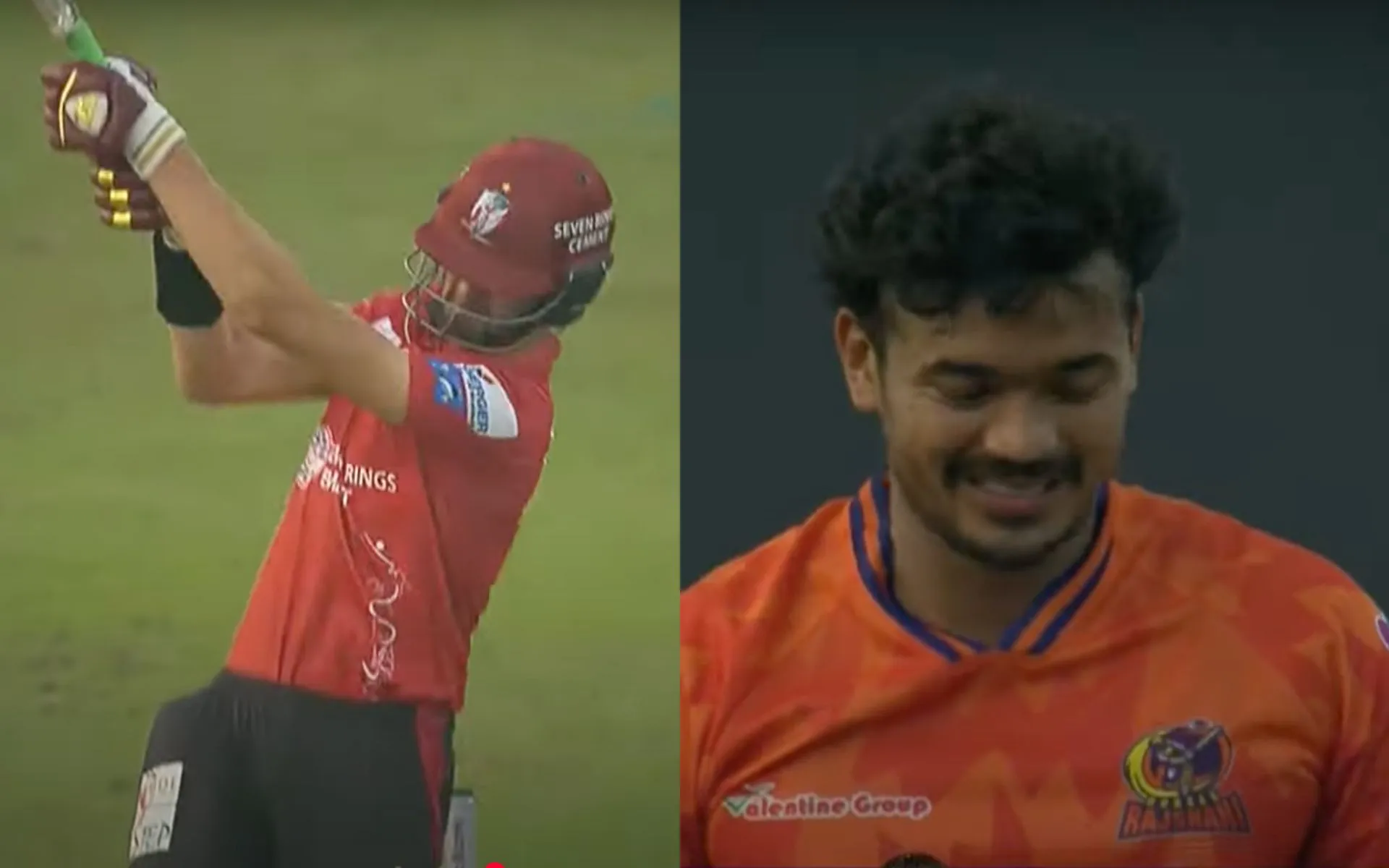 Shaheen Afridi and Taskin Ahmed- (Source:@ScreenGrab)