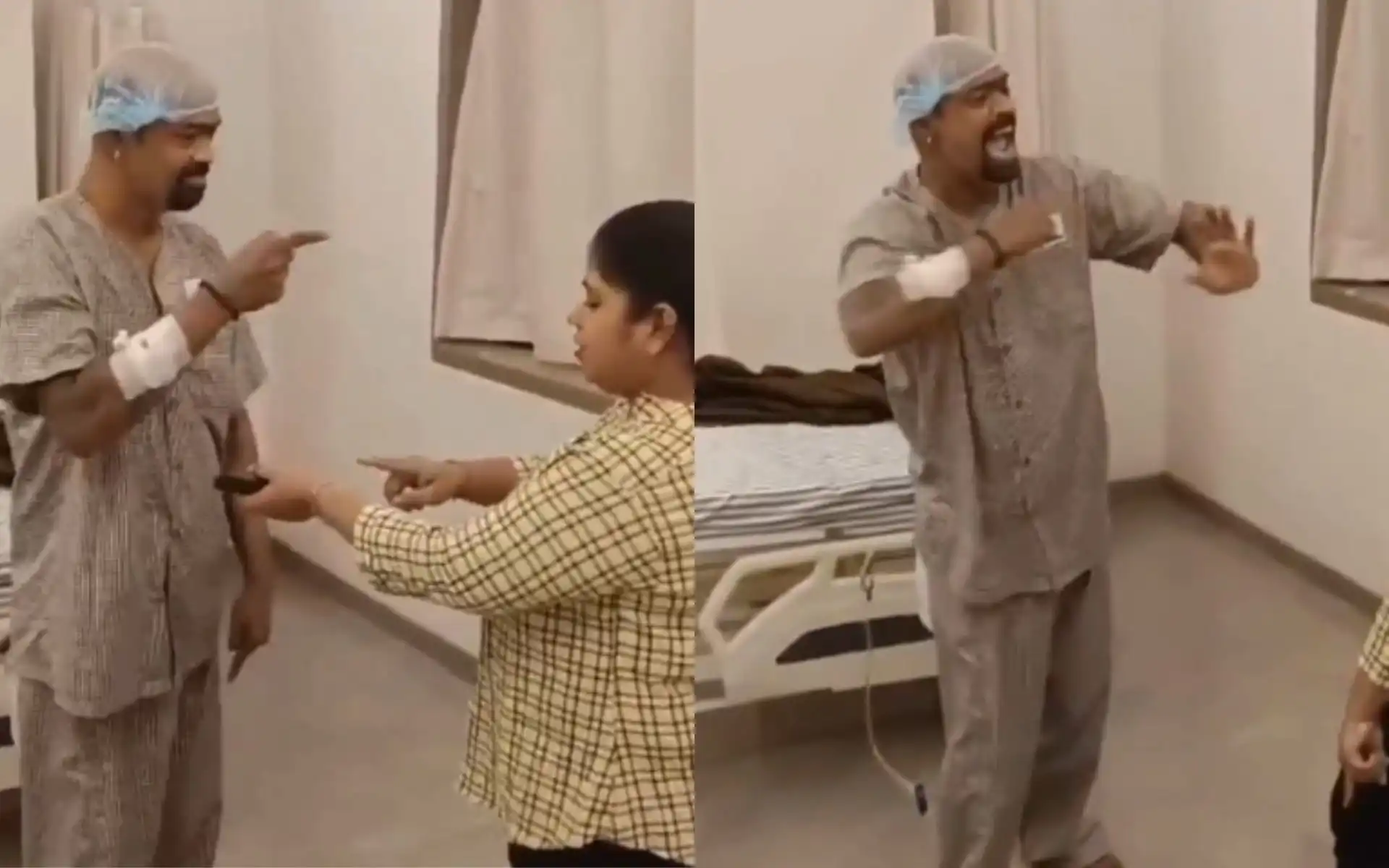 Vinod kambli's energetic dance in hospital goes viral [Source: @EnglishSalar/X.com]