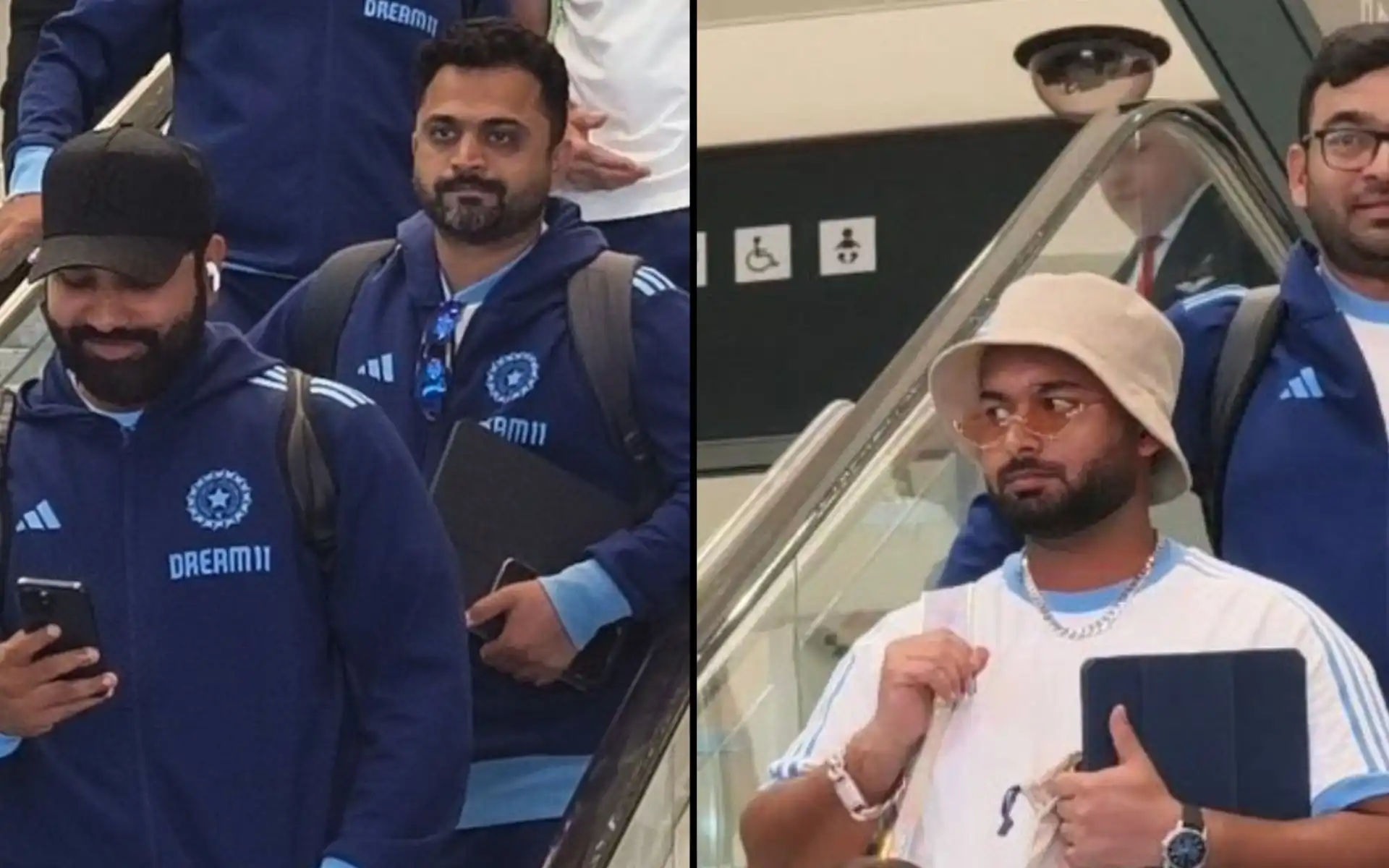 Team India arrived at the Sydney Airport (Source: @Hello_anuj/X.com)