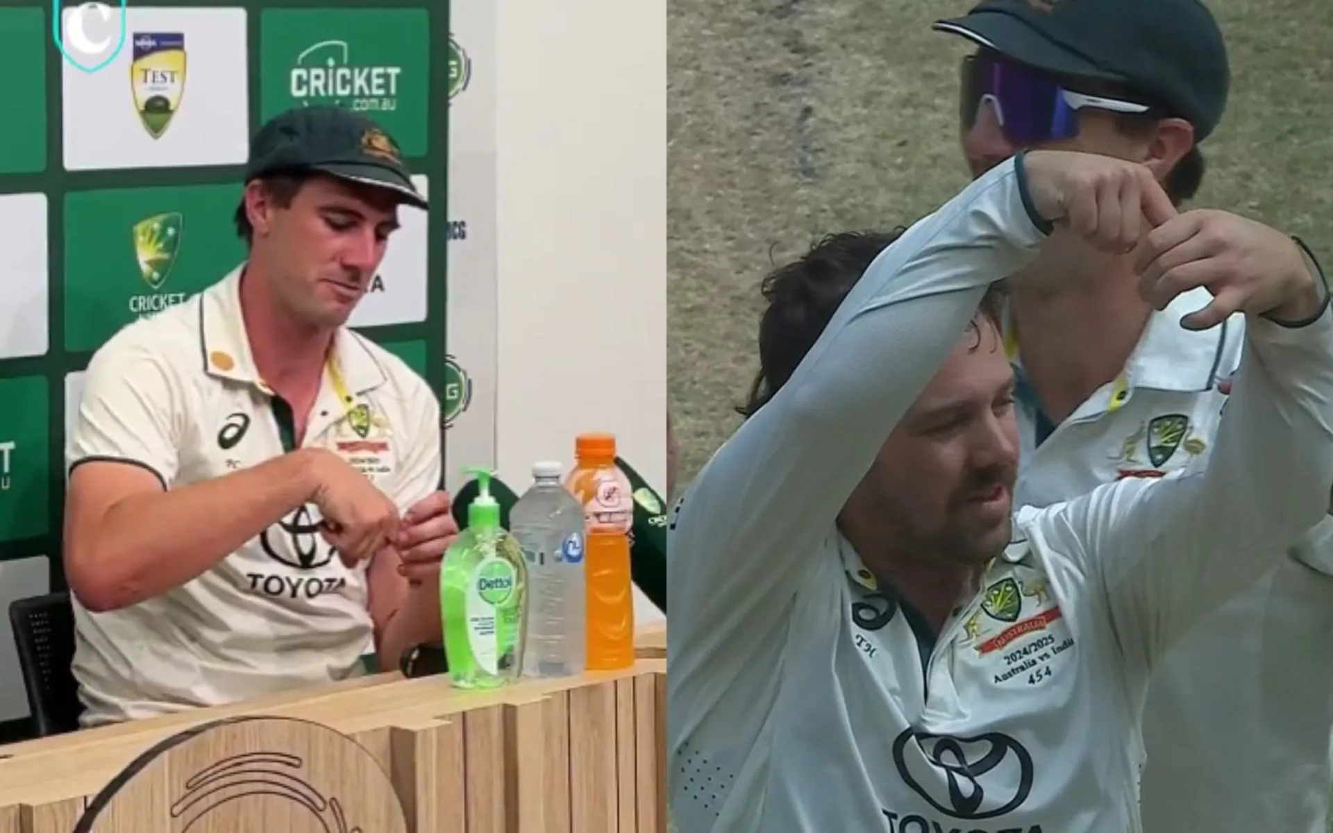 Cummins opened up on Head's celebration [Source: @mufaddal_vohra, @sagarcasm/x.com]