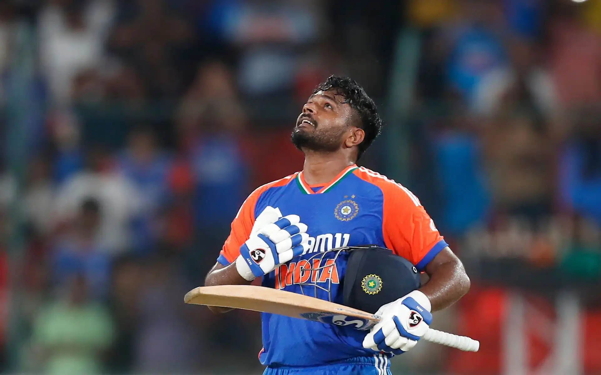 Sanju Samson 111 vs Bangladesh, Hyderabad [Source: @BCCI/x]