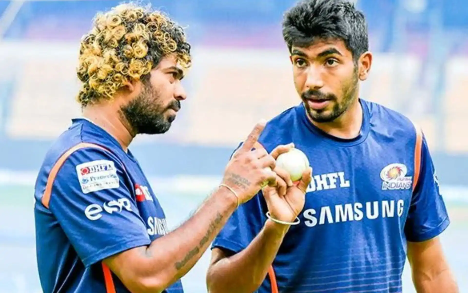 Lasith Malinga and Jasprit Bumrah [Source: @CricWatcher11/x.com]
