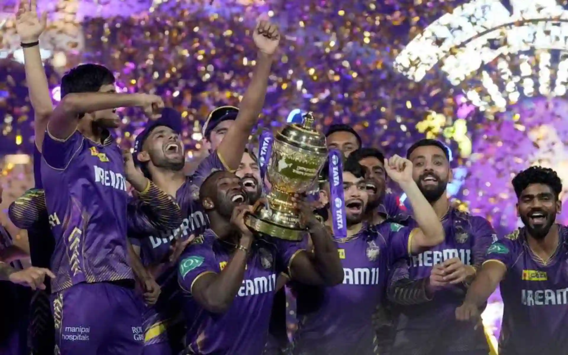 KKR's Trophy Win in 2024 (Source: @KnightClub_KKR/x.com) 