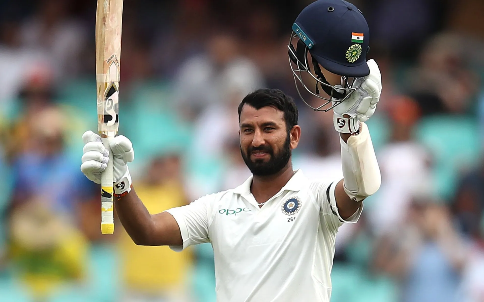 Cheteshwar Pujara [Source: @ICC/x]