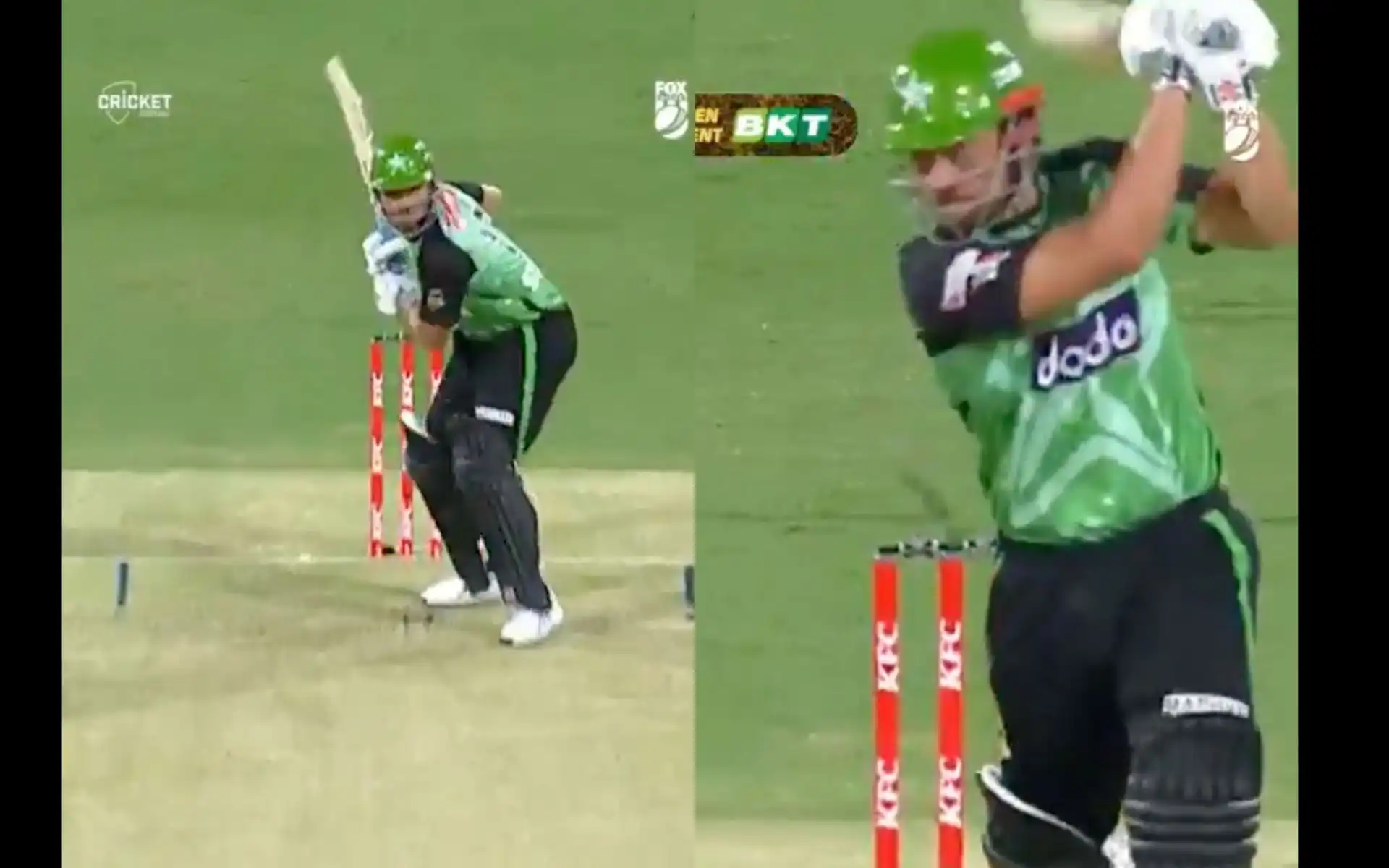 Marcus Stoinis fiery knock (Source:@BBL,X,com)