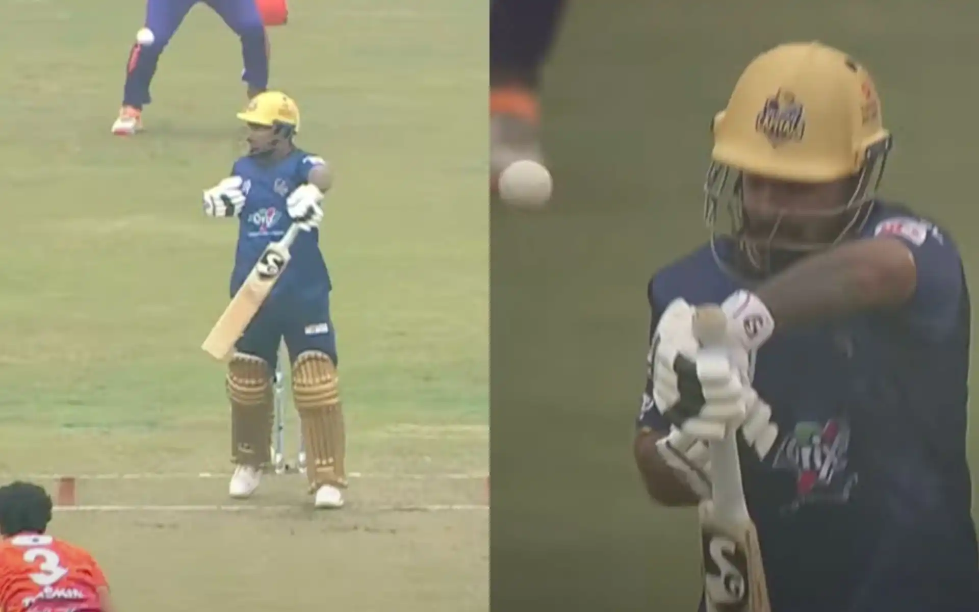 Litton Das departs against Taskin Ahmed [Source: T Sports/Youtube]