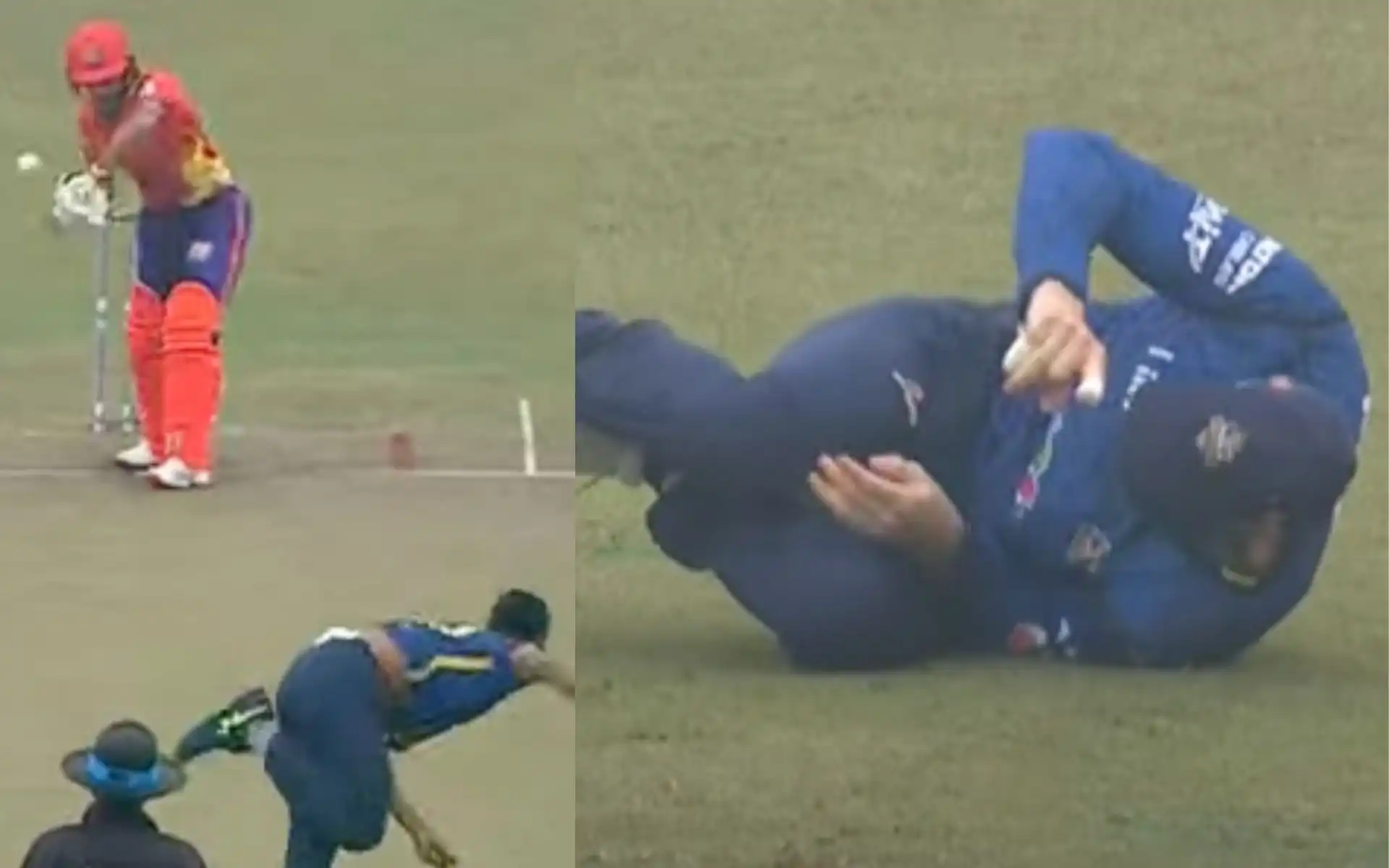 Mustafizur Rahman removes Mohammad Haris (Source:@T Sports/YouTube)