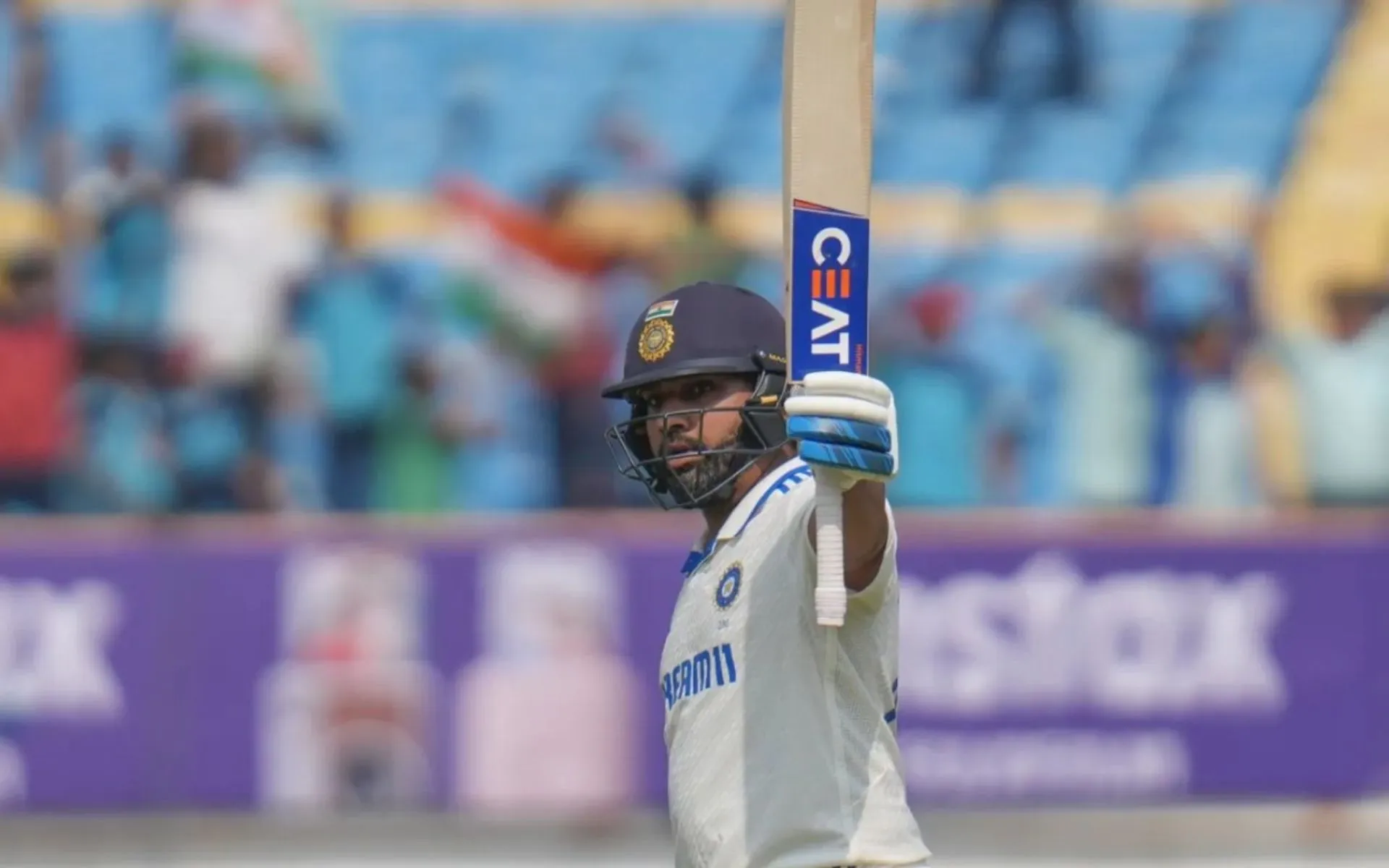 Rohit Sharma's century in Test (Source: @LoyalSachinFan/x.com)