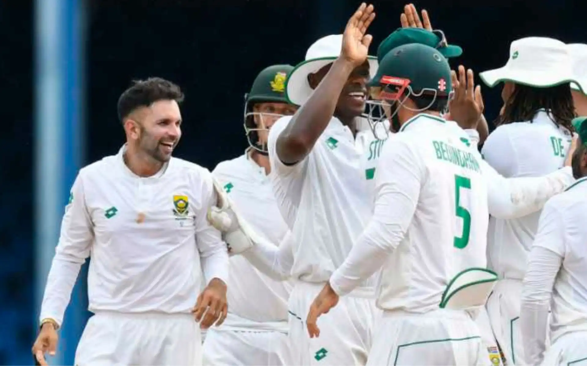 South African team in Test cricket (Source:@dhillow_/X.com)
