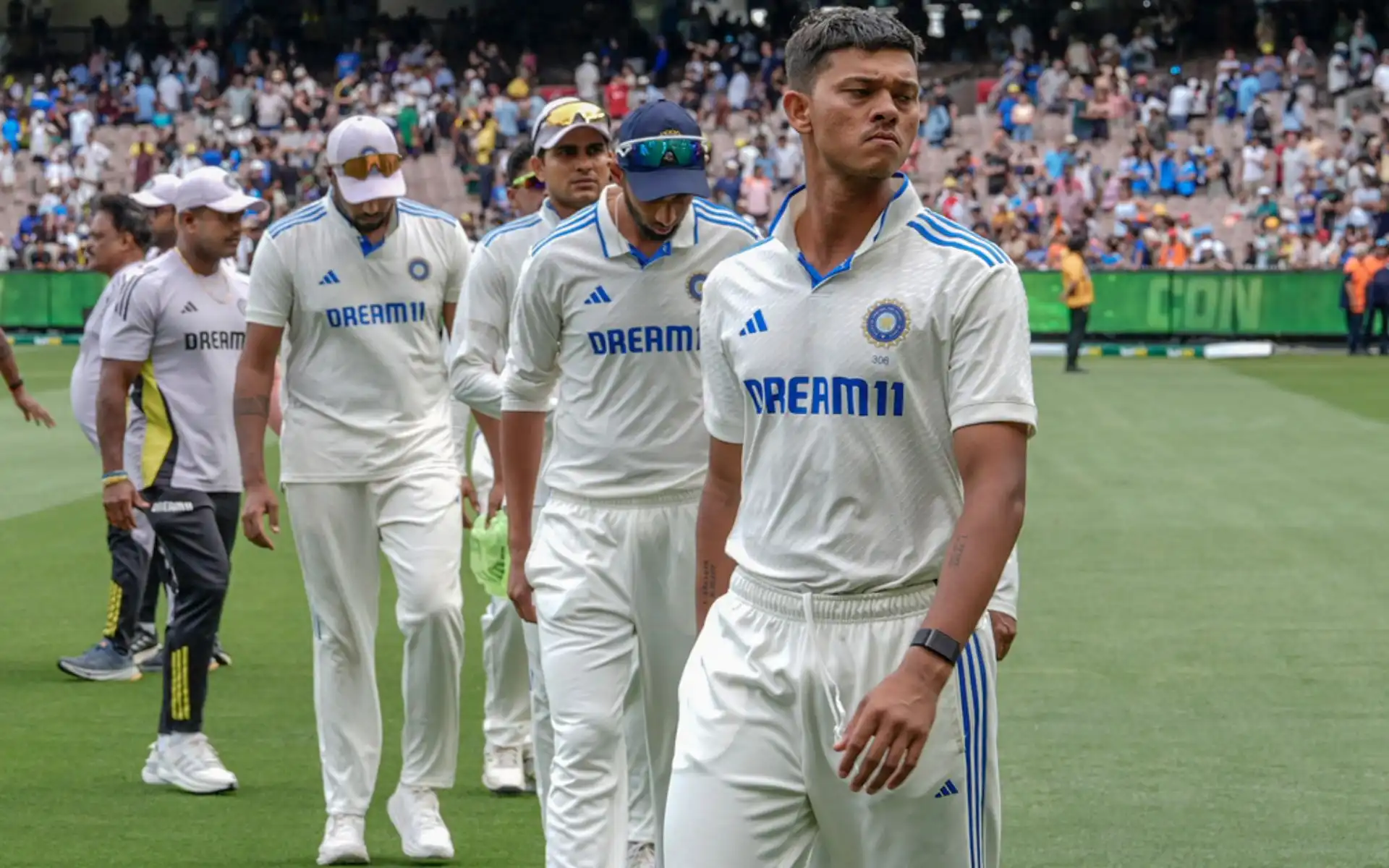 Indian team after the MCG Test [Source: AP Photos]