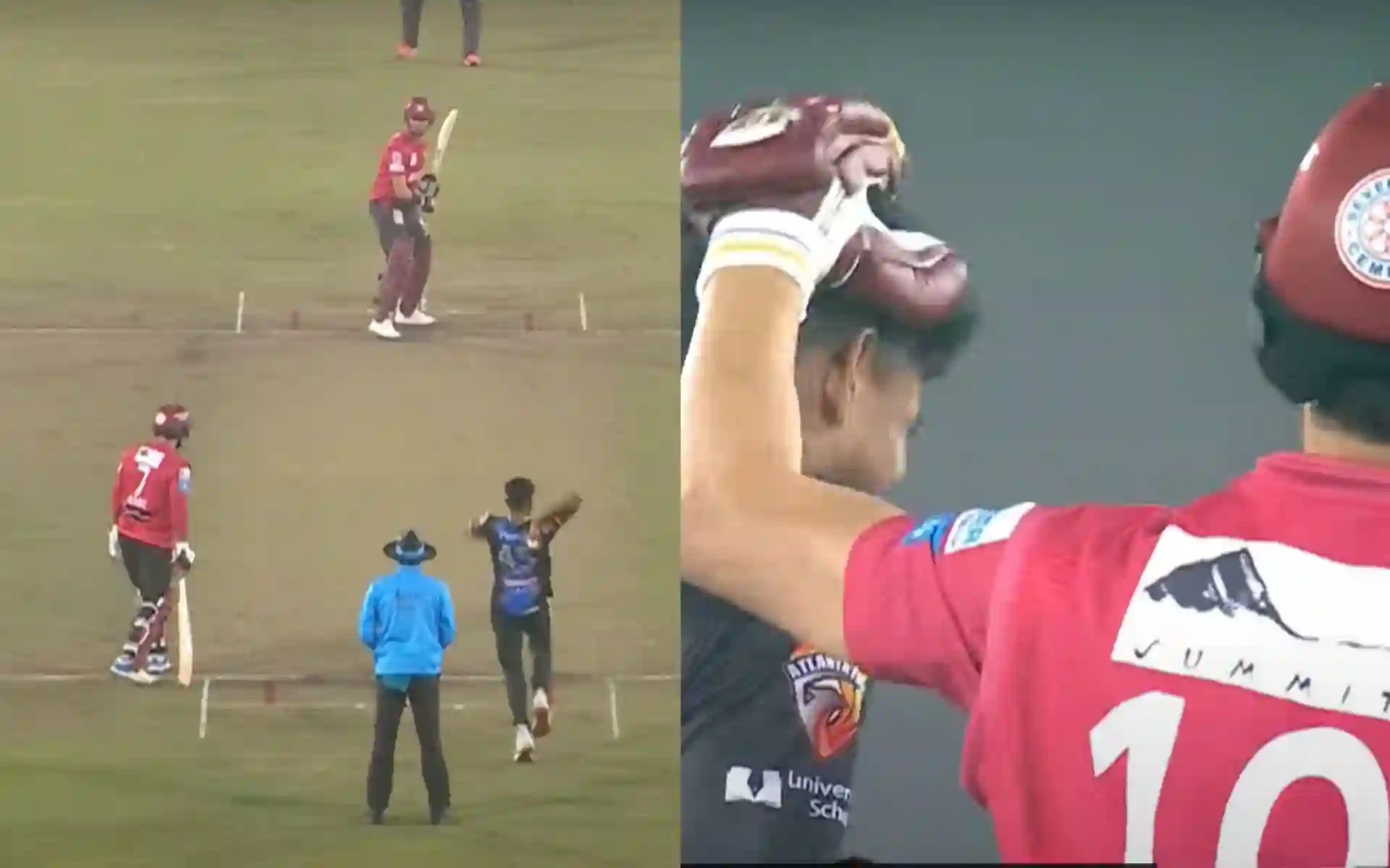 Shaheen Afridi praises Nahid Rana. [Source: T Sports/YouTube]