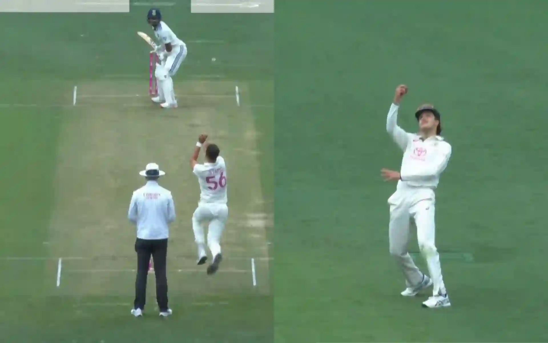 Sam Konstas' send-off for KL Rahul (Source: Screengrab from Hotstar)