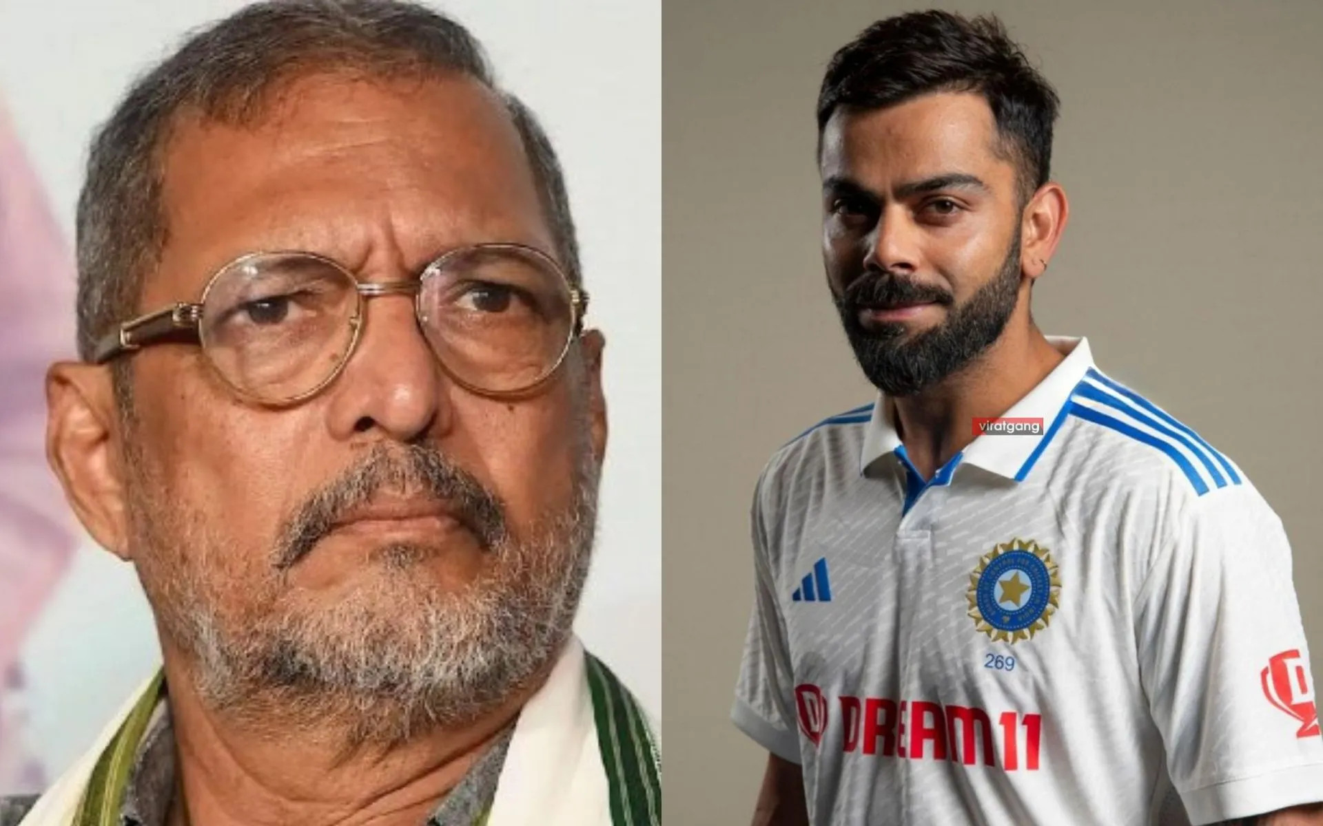 Nana Patekar On Virat Kohli (Source: @mufaddal_Vohra/x.com, @viratGang/x.com)