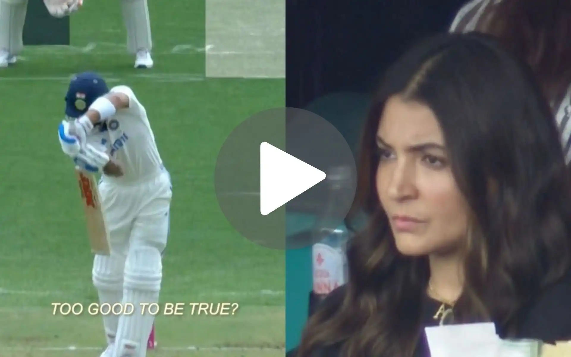 [Watch] Anushka Sharma Watches In Horror As Virat Kohli Survives Golden Duck Dismissal