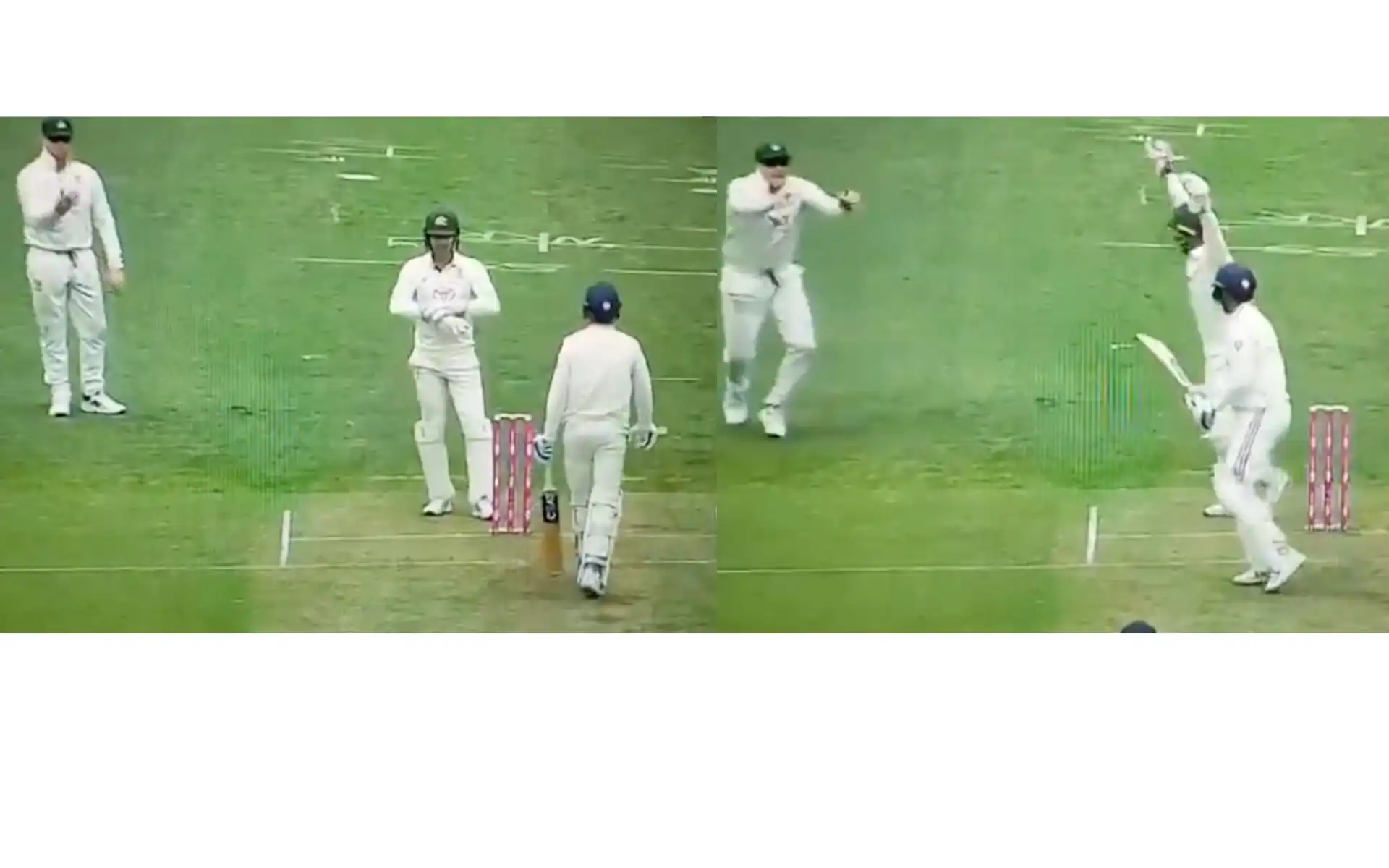 Shubman Gill and Steve Smith had a heated exchange of words before the latter was dismissed in the SCG Test [Source: @21OneTwo34/x.com]