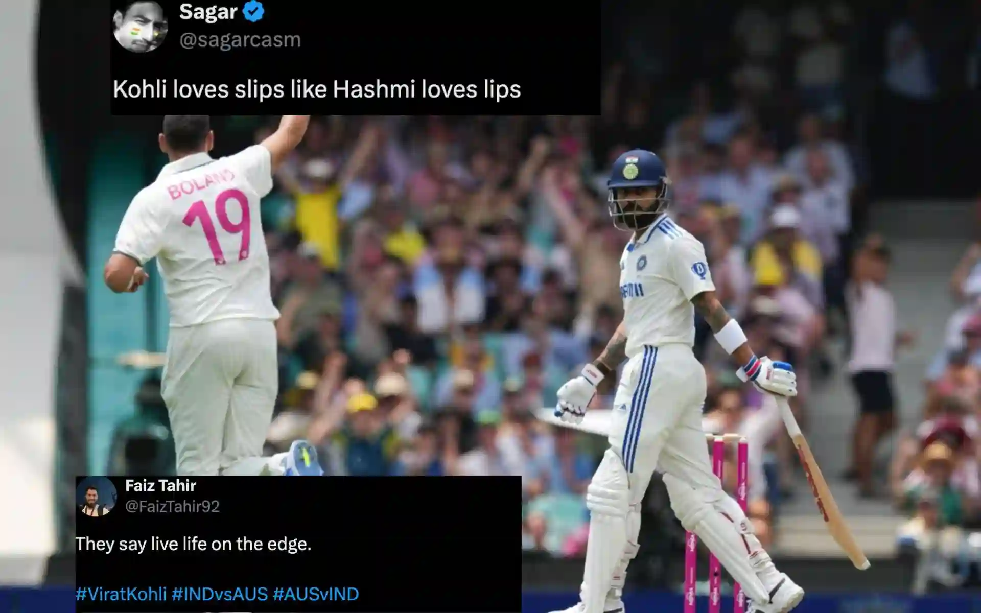 Virat Kohli faces fans' anger after shocking dismissal in SCG [Source: @AP Photo]