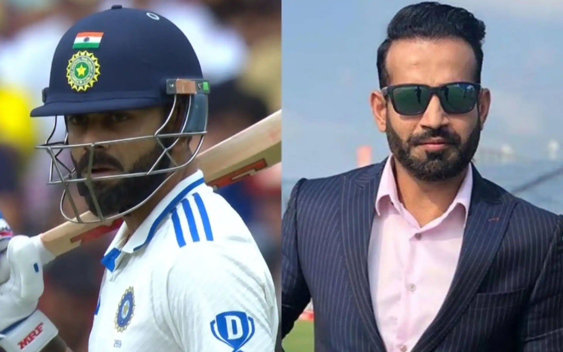 Irfan Pathan bashes Virat Kohli [Source: @pullexxx45/X.com, @IamTanujSingh/X.com]