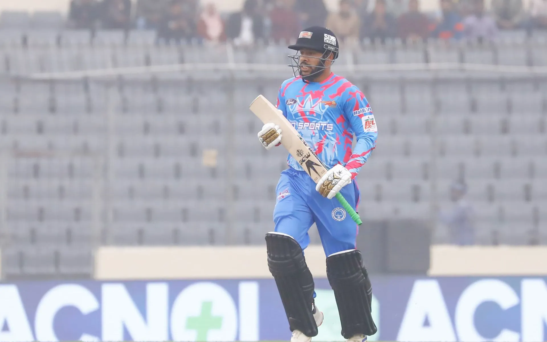 Usman Khan scored century in BPL [Source: @MominulCric/X.Com]
