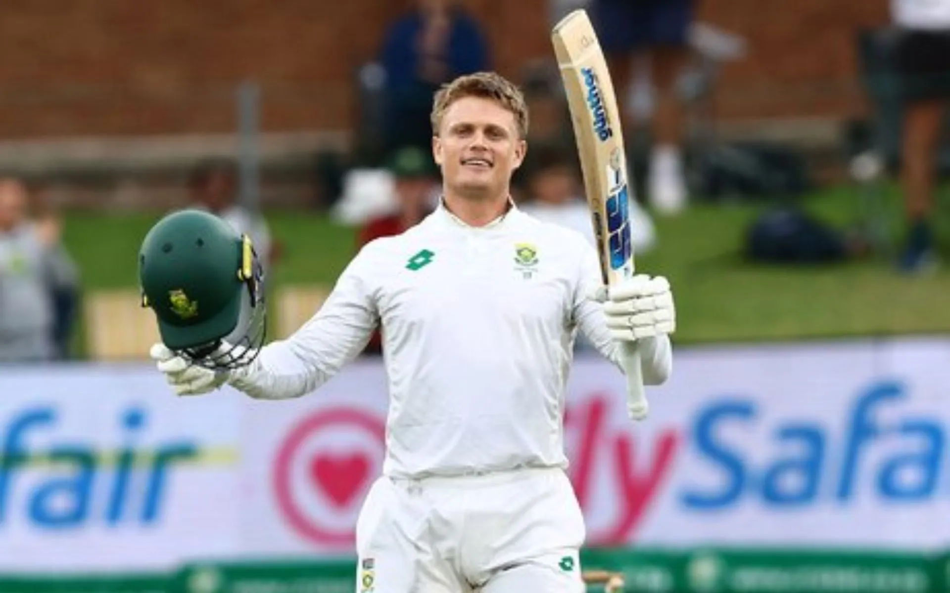 Ryan Rickelton scored his second Test hundred [Source: @LawrenceBailey0/x.com]