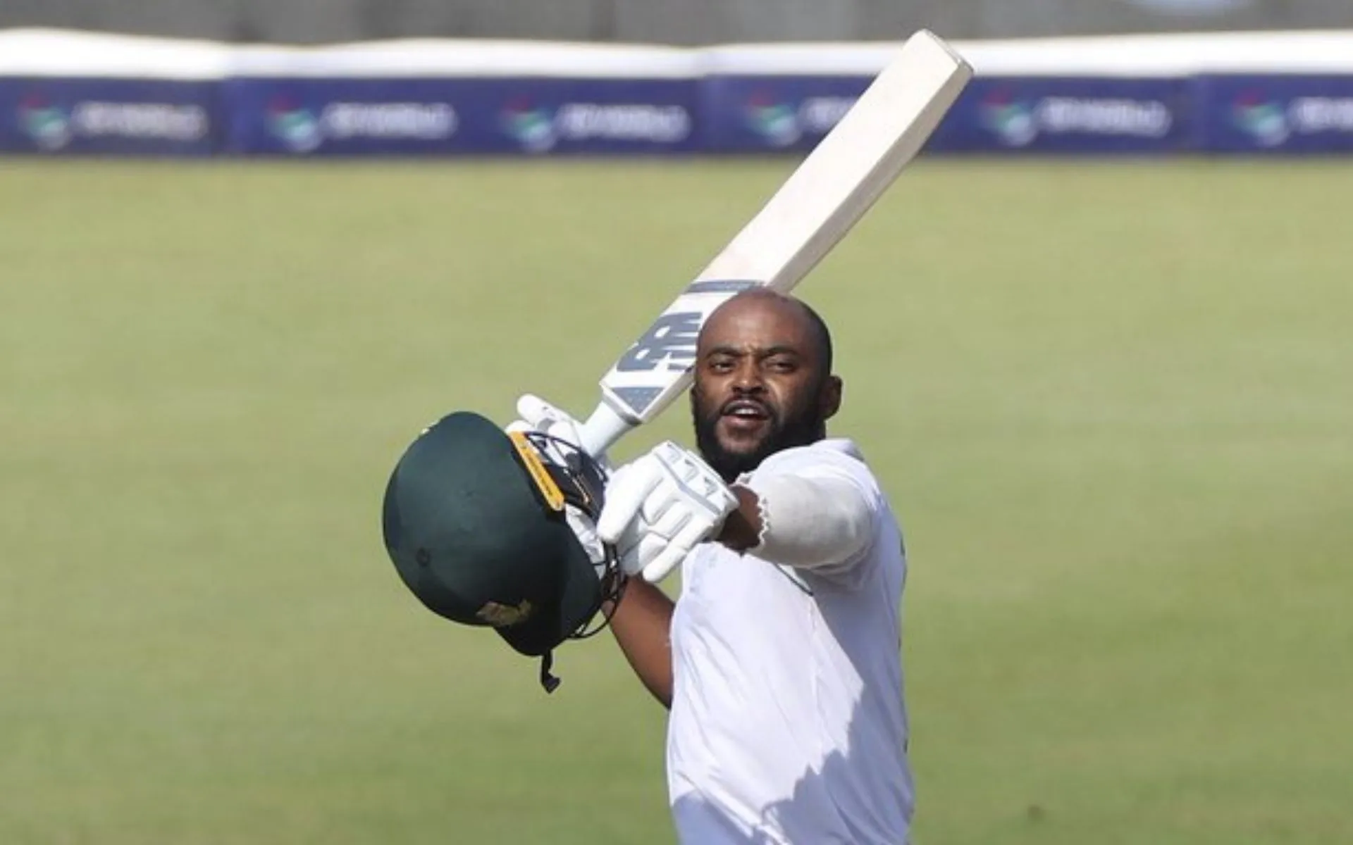 Temba Bavuma scored a brilliant hundred [Source: @iamdevv23/x.com]