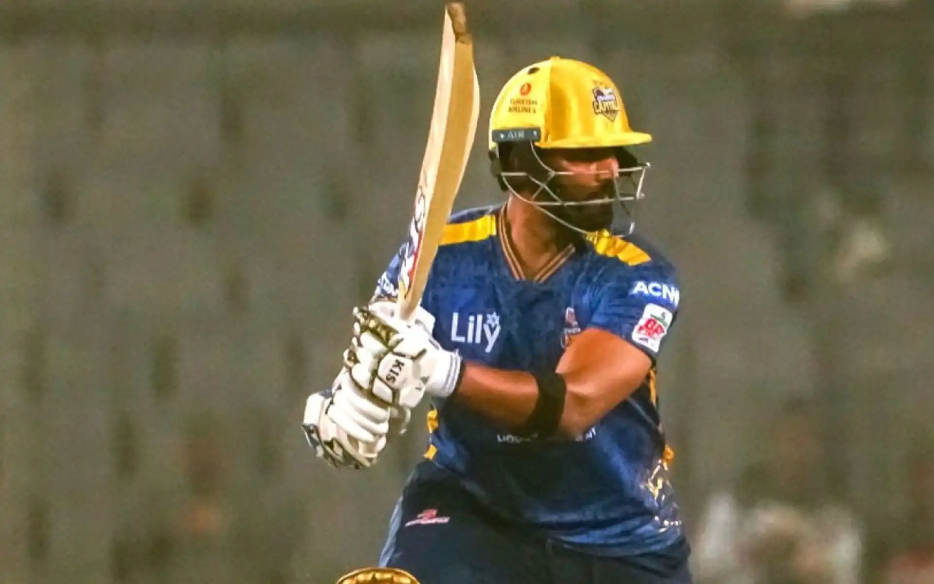 Thisara Perera in action against Khulna Tigers [Source: @BCBtigers/x]