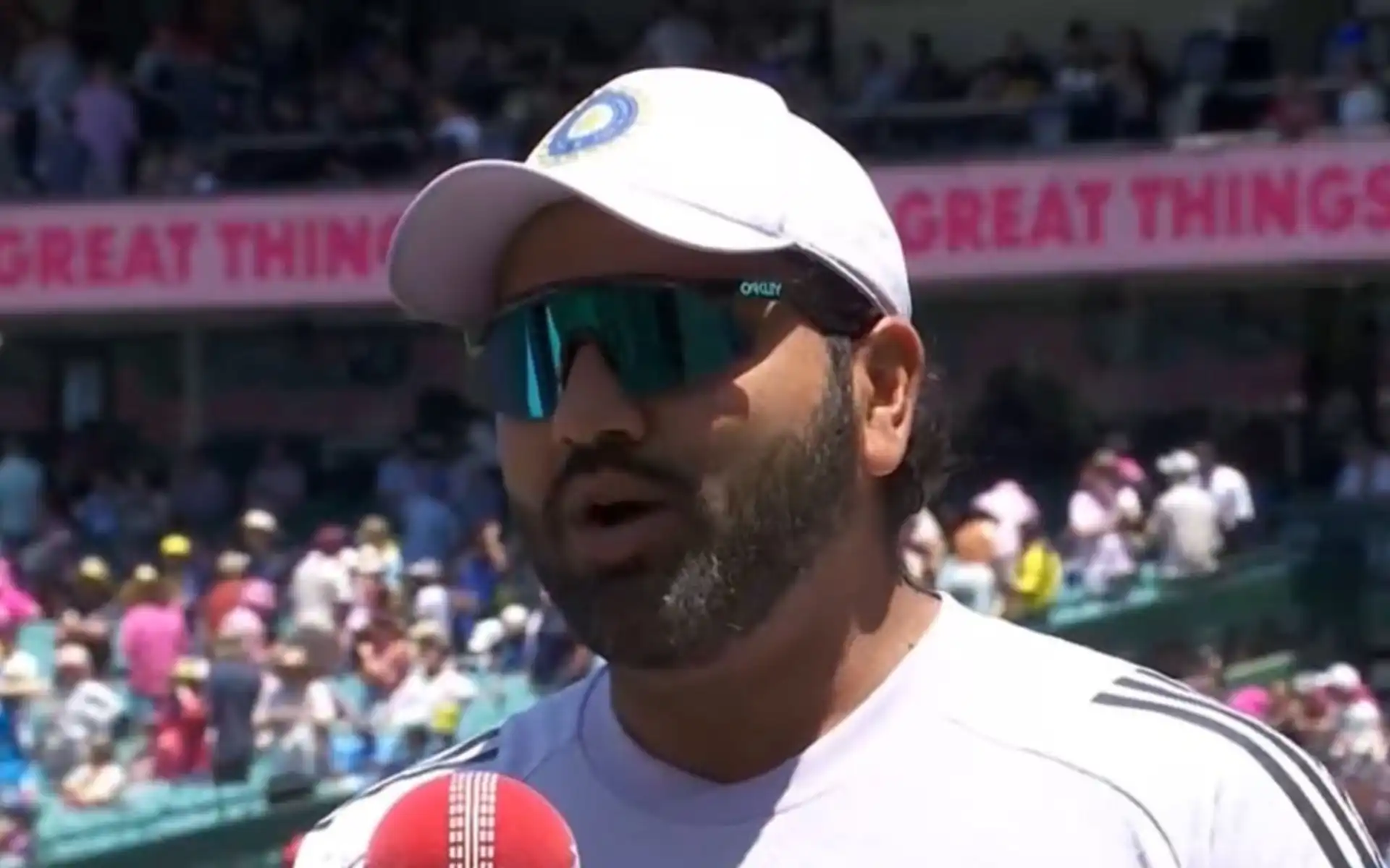 Rohit Sharma takes hilarious dig at retirement rumours [Source; @mufaddal_vohra]