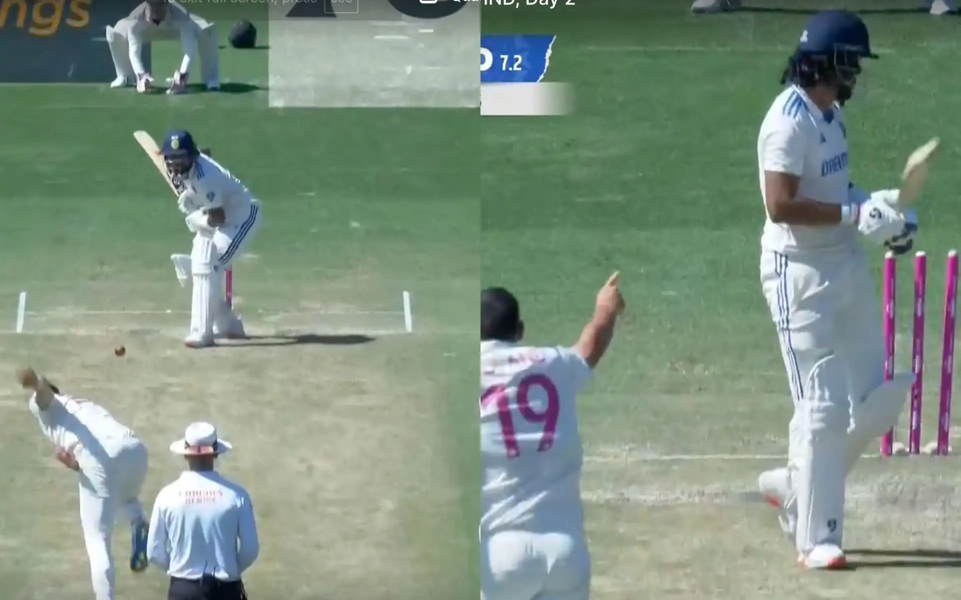KL Rahul departs [Source: @cricketcomau/X.com]