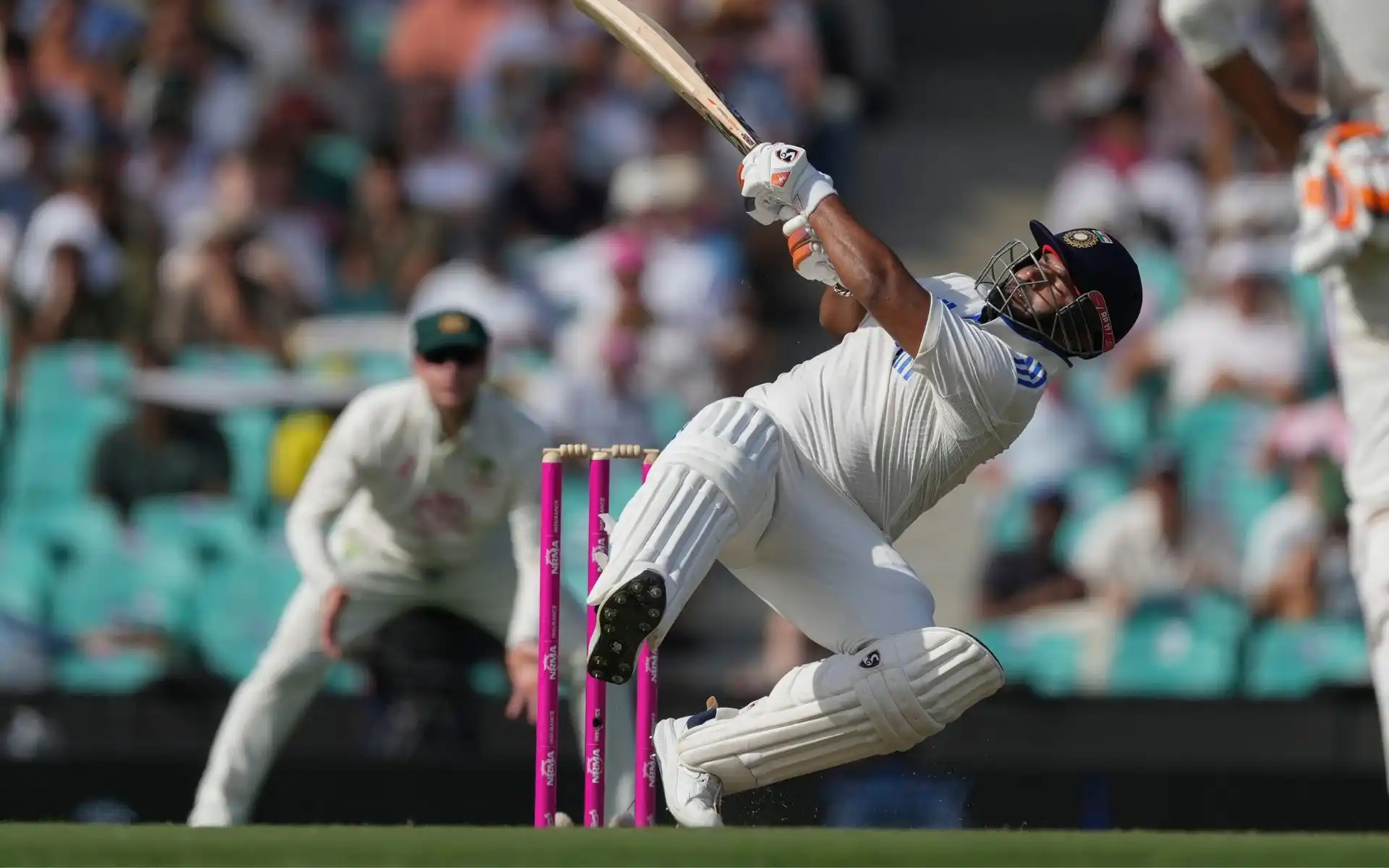 Rishabh Pant in action on Day 2 [Source: AP Photos]