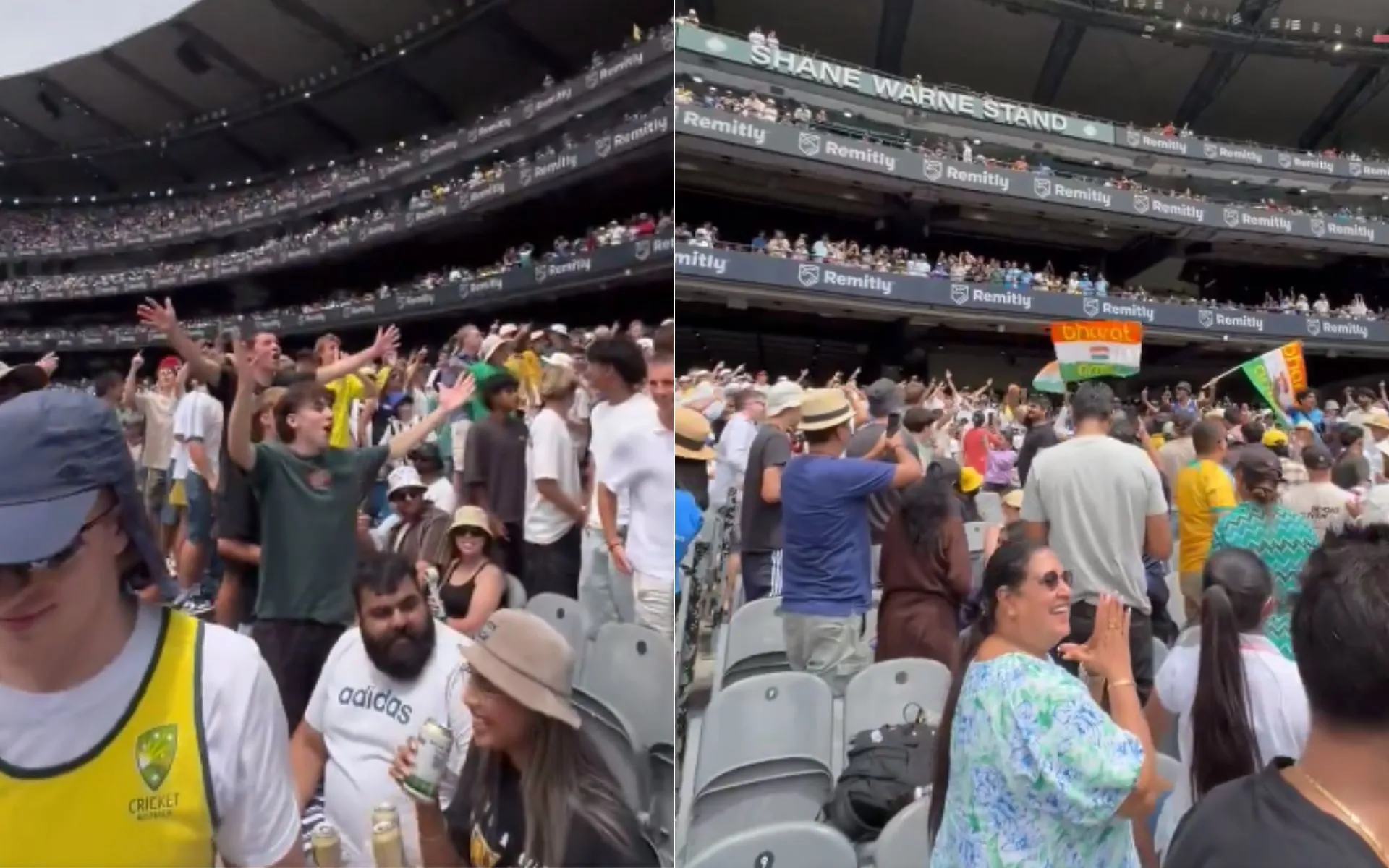 Aussie fans hit a new low [Source: @aus_pill/x.com]