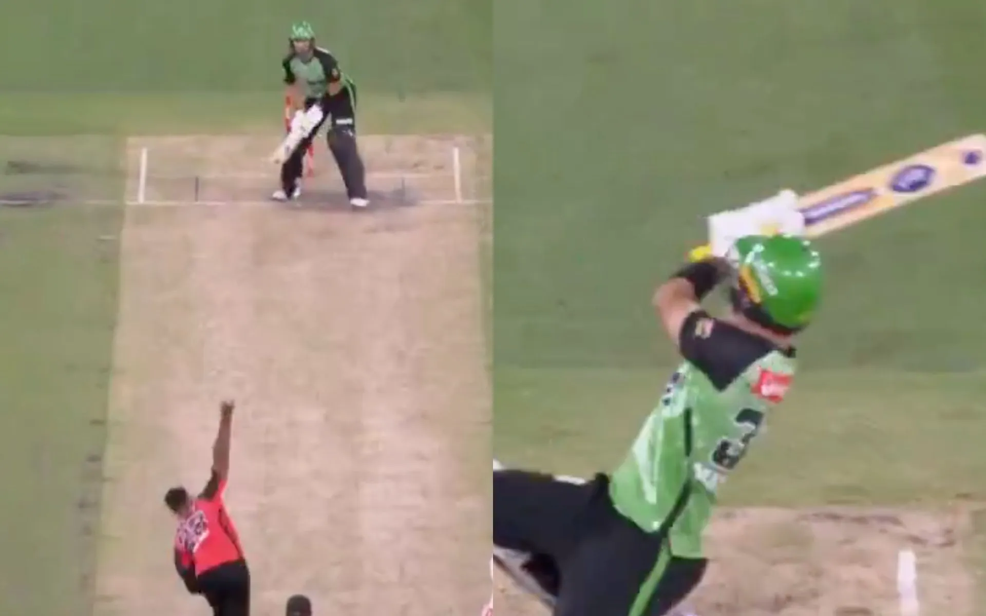 Maxwell with a ridiculous shot [Source: @BBL/X.Com]
