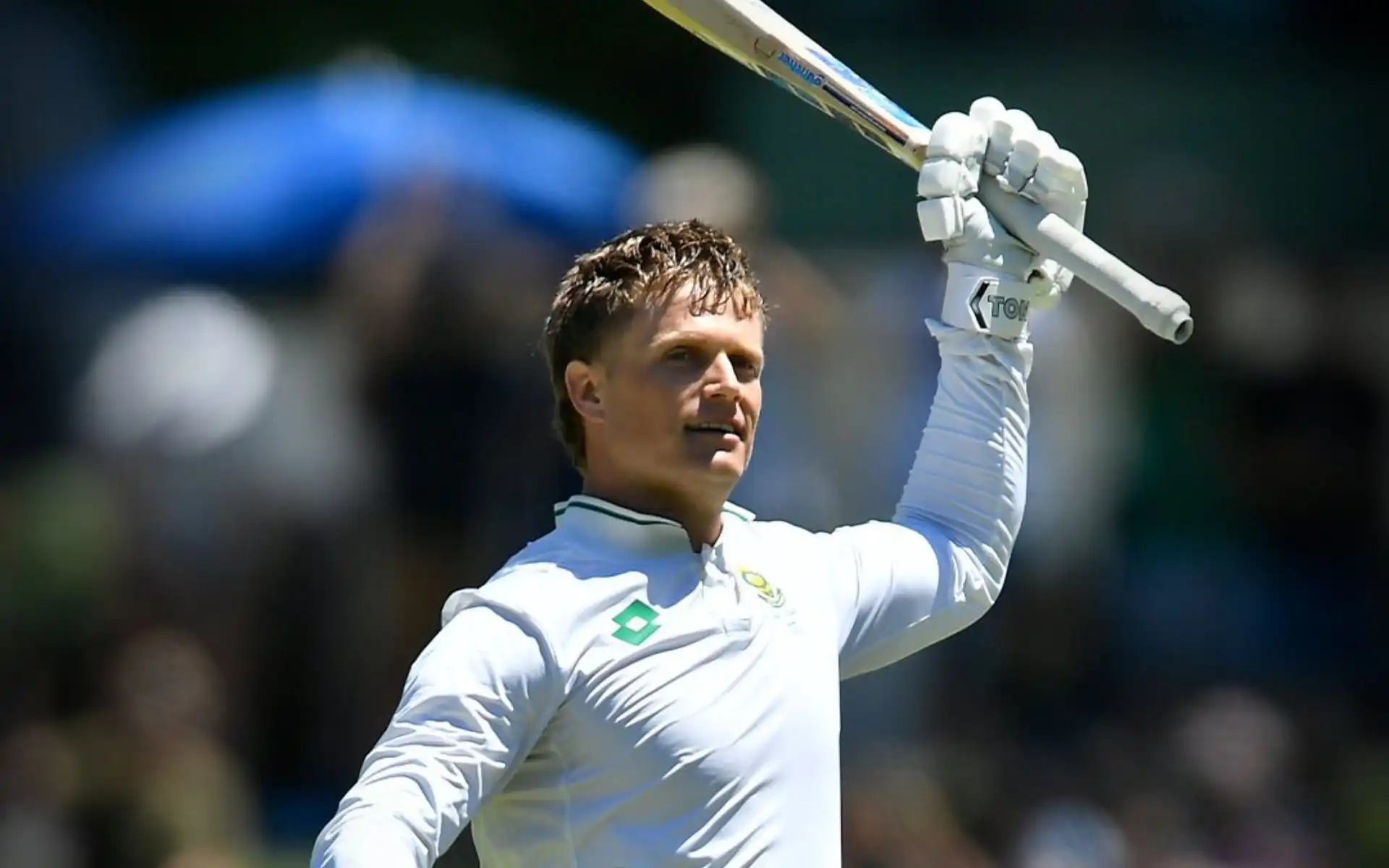 Ryan Rickelton celebrating his innings against Pakistan [Source: @ProteasMenCSA/x]
