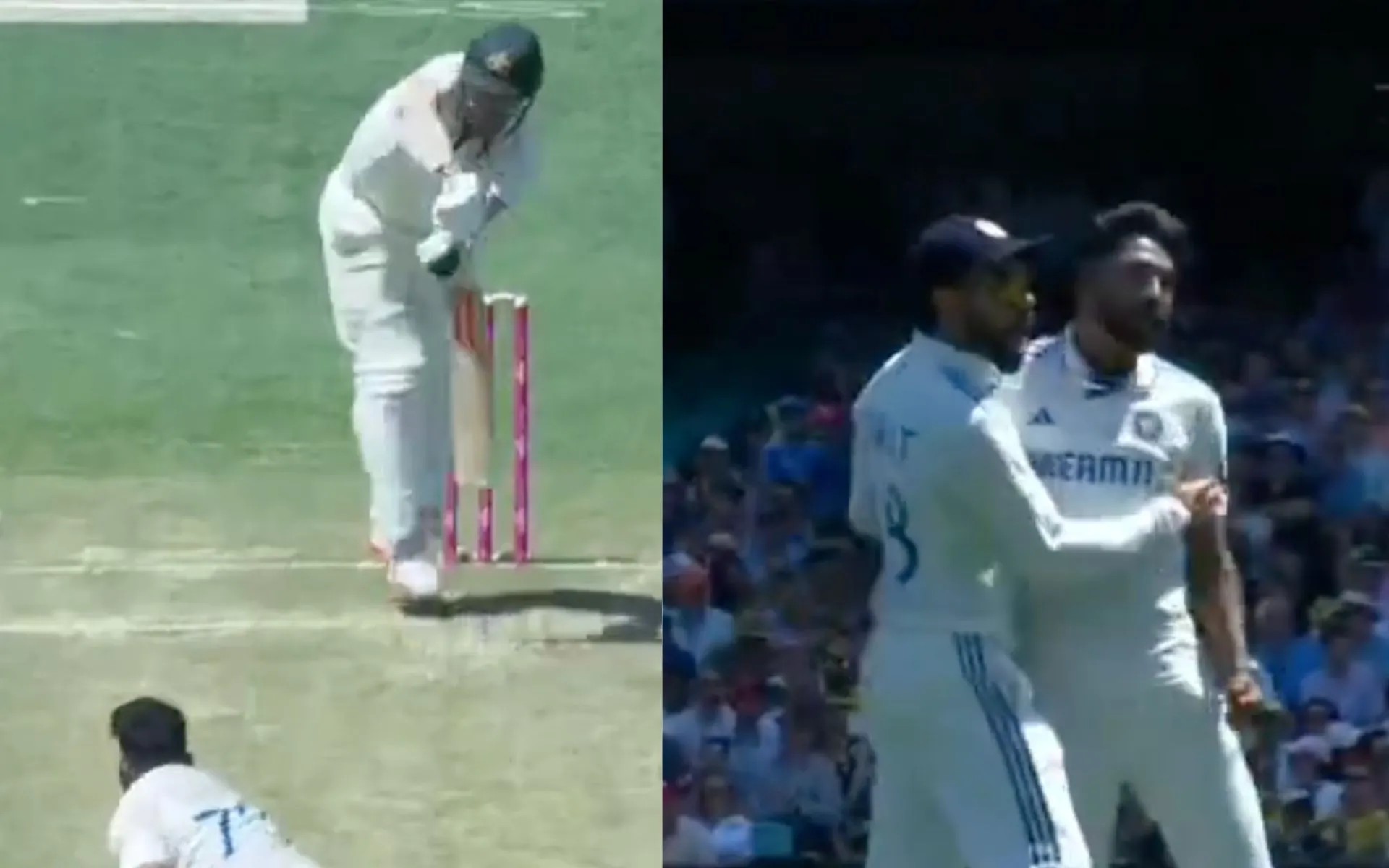 Kohli celebrates Head's wicket [Source: @NaeemCepti0n/X.Com]
