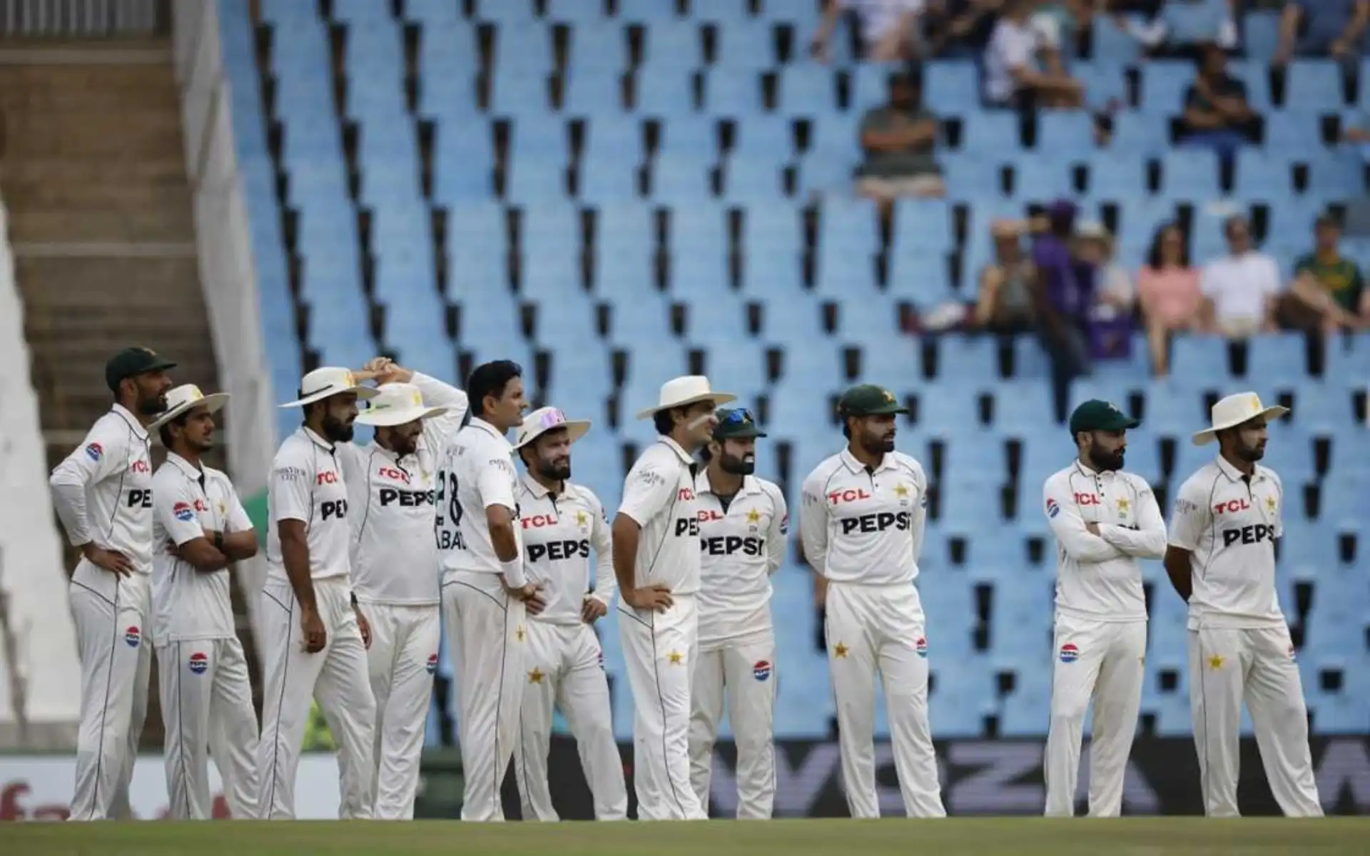 Pakistan team in South Africa (Source:@RichKettle07/X.com)