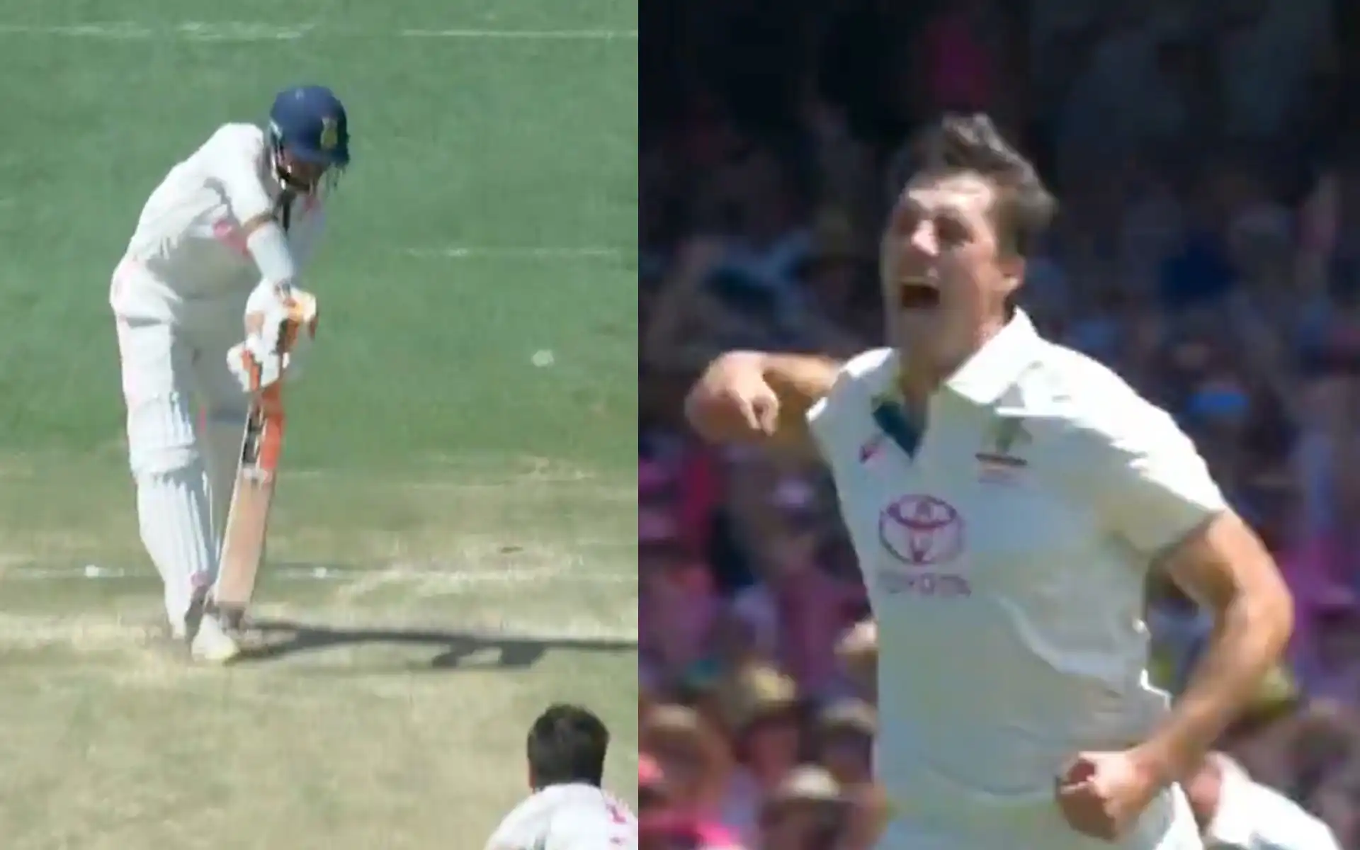Ravindra Jadeja's wicket against Cummins (Source:@21OneTwo34/X.com)