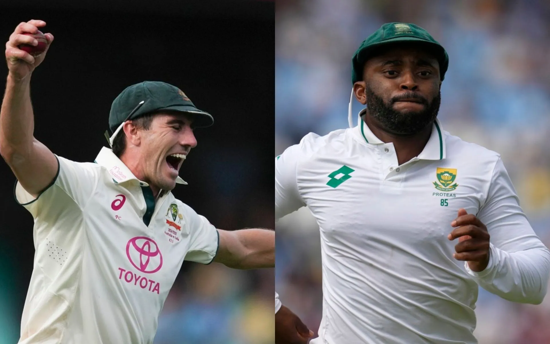 Pat Cummins and Temba Bavuma will be facing off in the WTC 2025 final [Source: AP Photos]