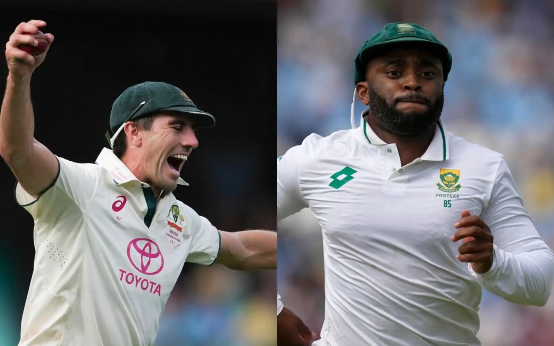 Pat Cummins and Temba Bavuma will be facing off in the WTC 2025 final [Source: AP Photos]