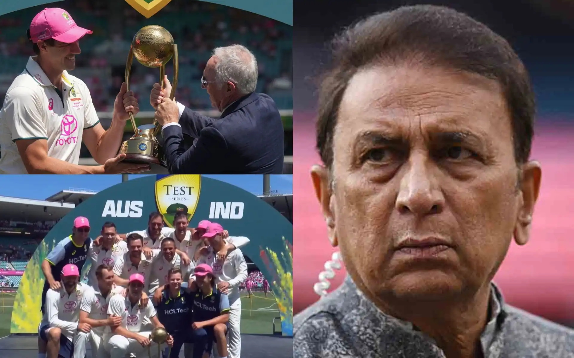 Sunil Gavaskar was not invited during the trophy presentation (Source: AP Photos, @muffadal_vohra/x.com)