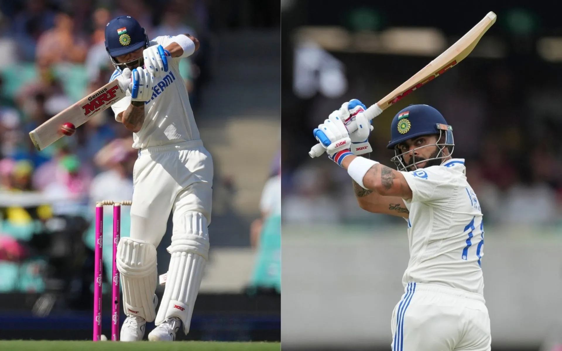 Virat Kohli poor form in BGT (Source:AP)