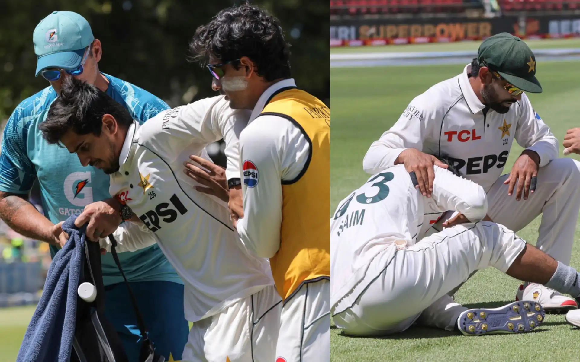 Saim Ayub injured vs SA (Source:AP)
