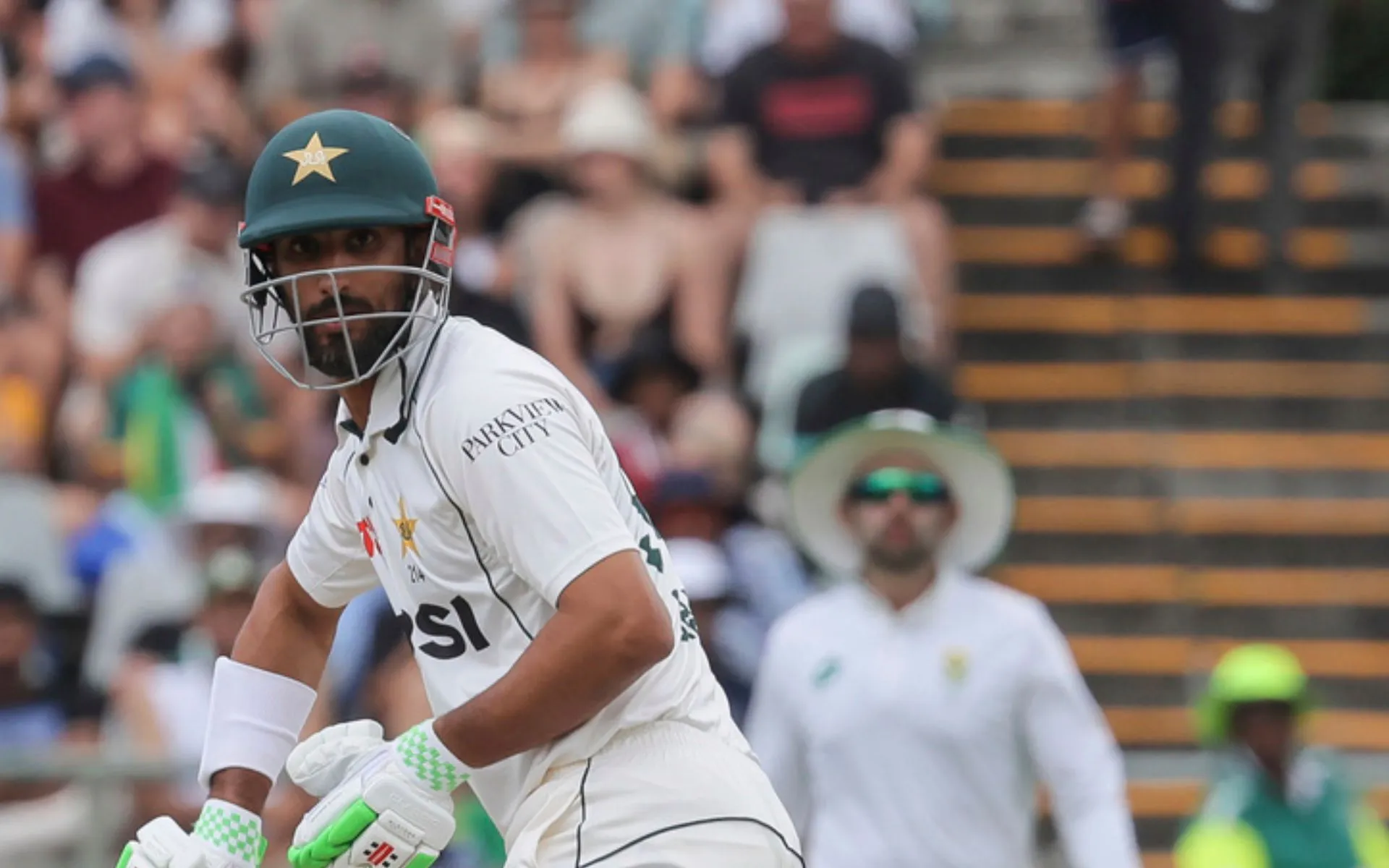 Shan Masood completes his fifty (Source: AP)