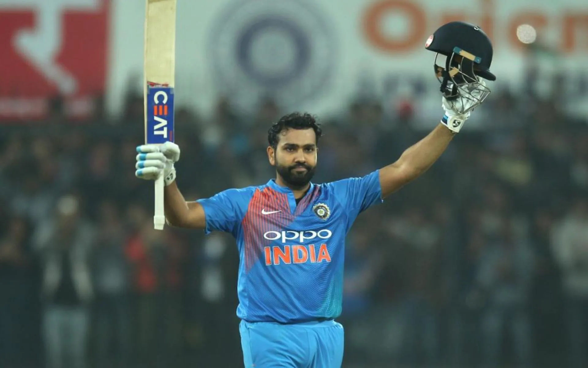Rohit Sharma features in the list of fastest T20I hundreds [Source: @ICC/x.com]