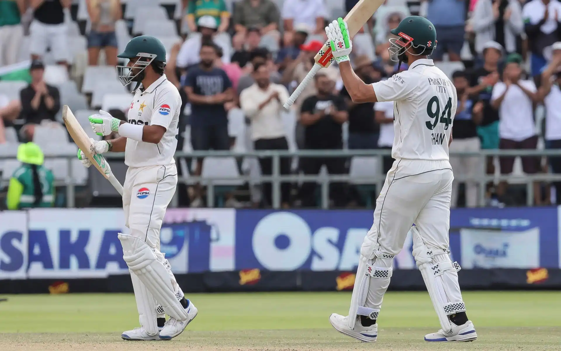 Babar Azam and Shan Masood script history for Pakistan [Source: AP Photos]
